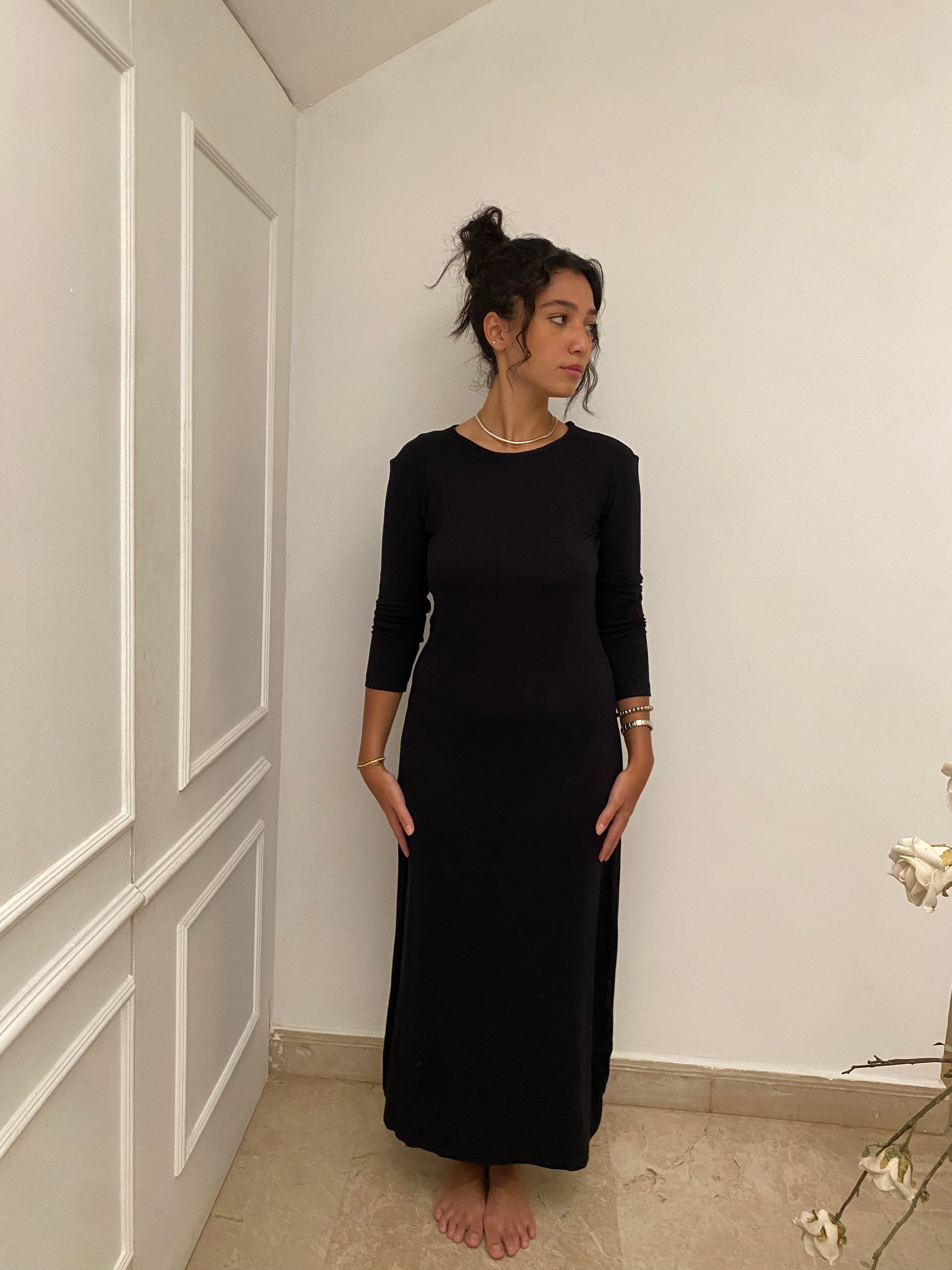 Undergarment dress - Black