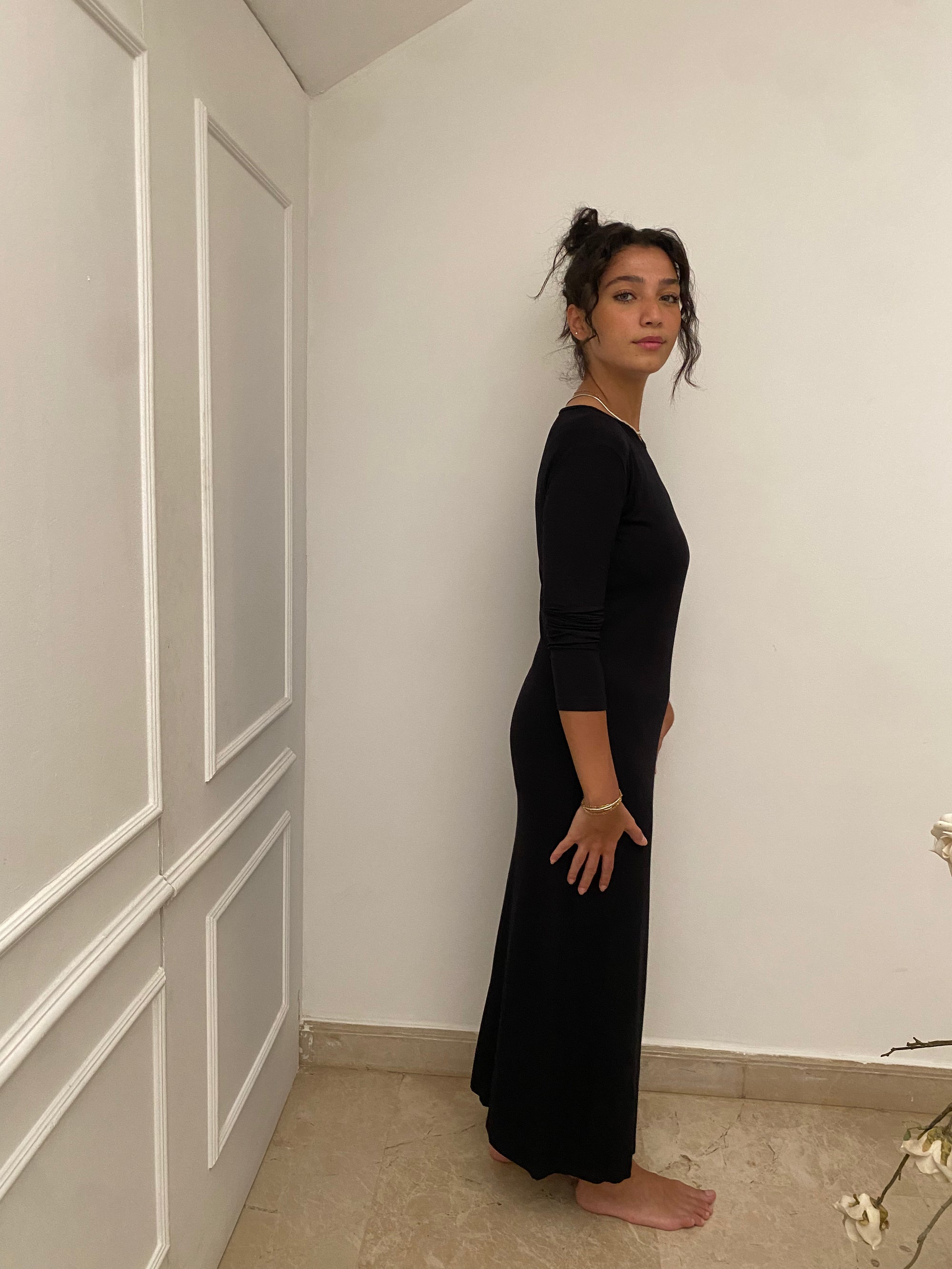 Undergarment dress - Black