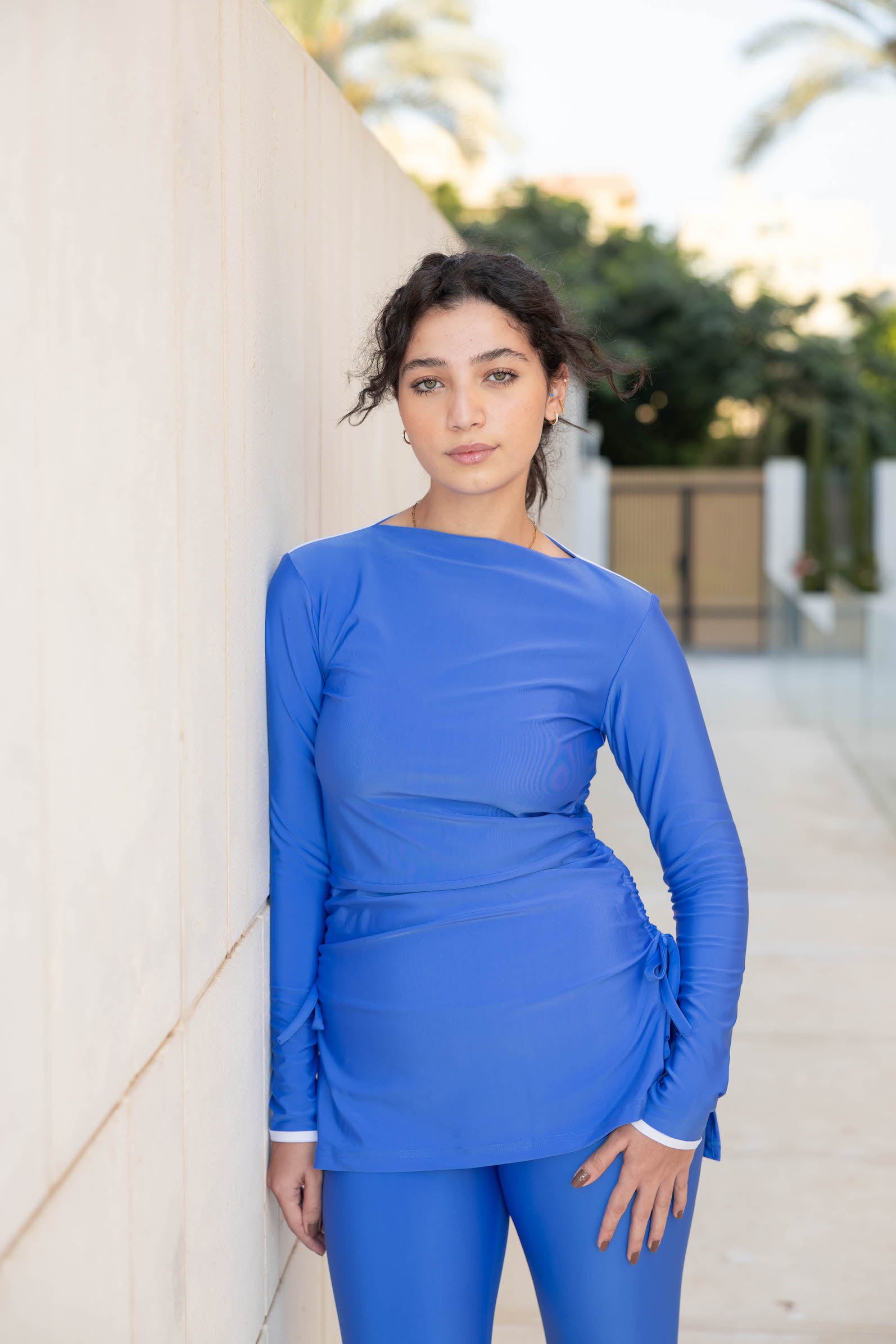 Sabrina Swim Top - Mandarin Blue