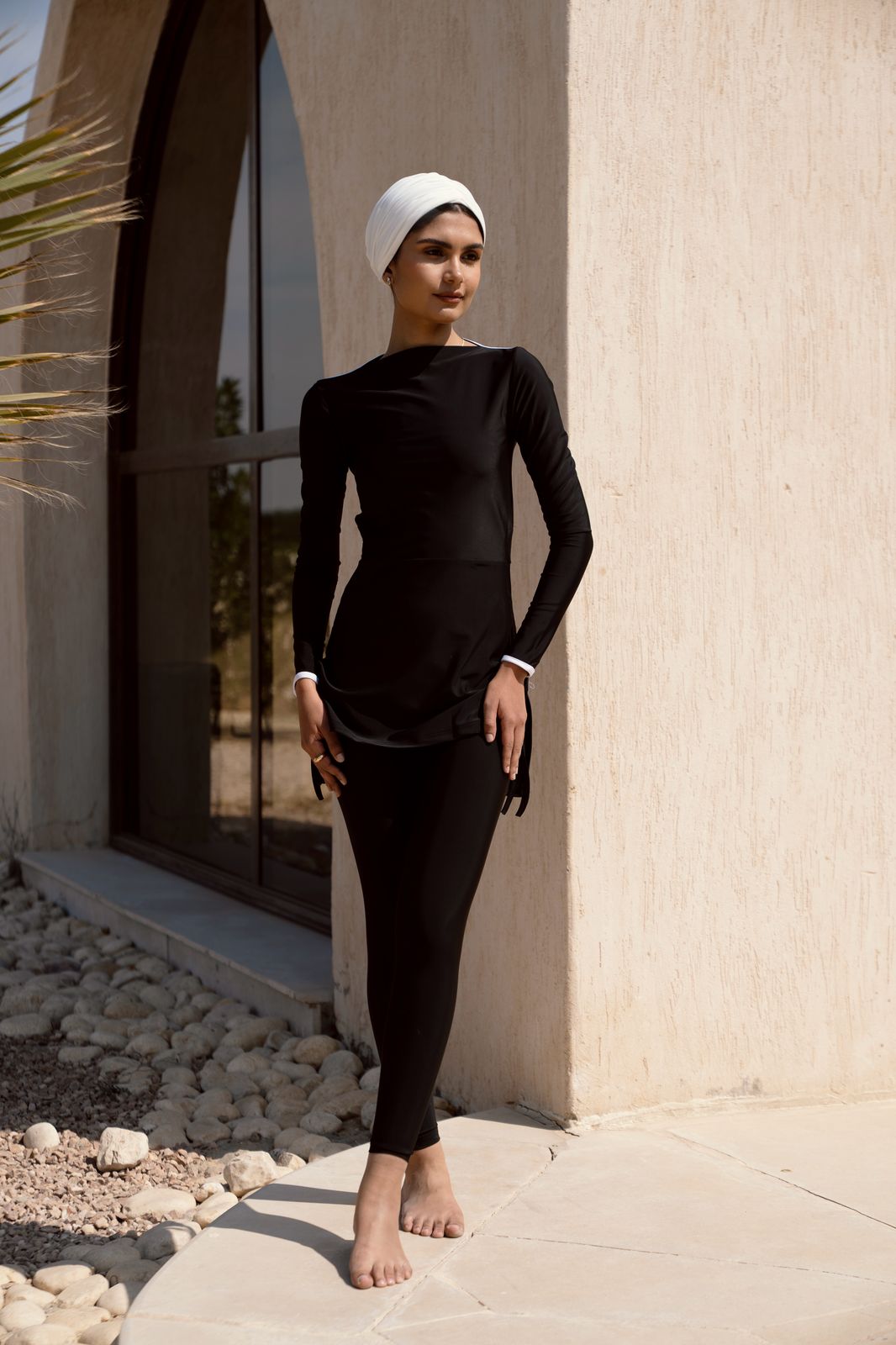 Sabrina Swim Top - Black