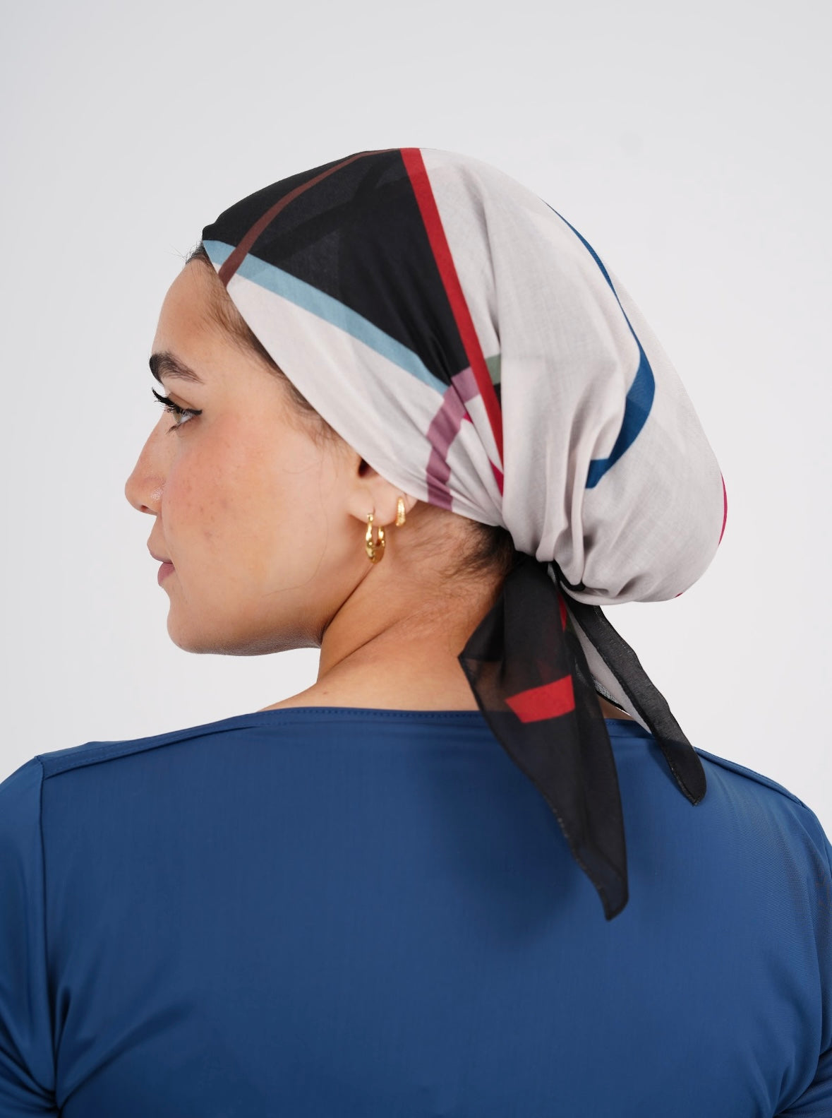 Beach Bandana - Empowered in White  & Colors