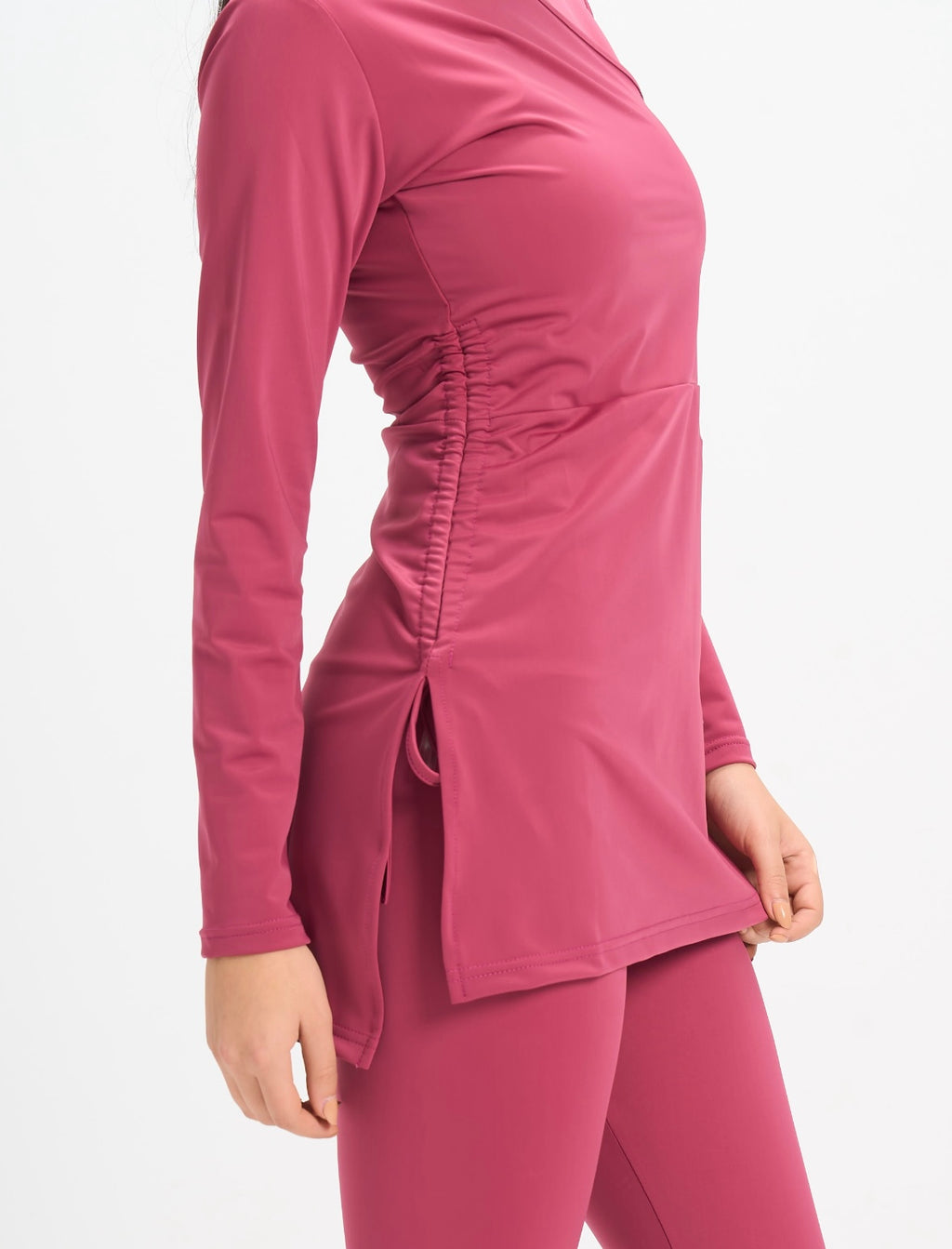 Croise Swim Top - Ruby