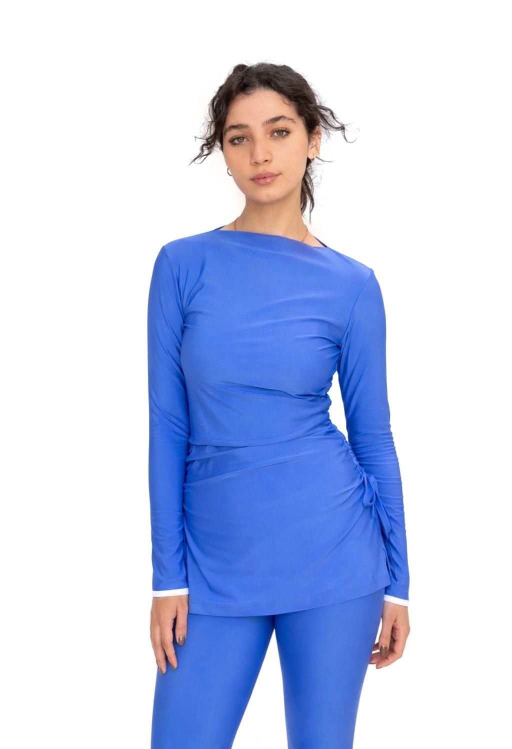 Sabrina Swim Top - Mandarin Blue