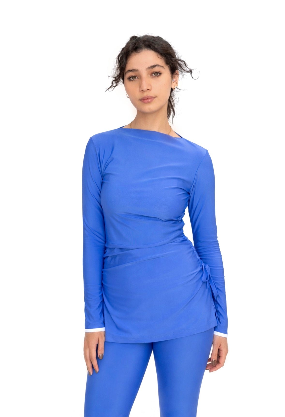 Sabrina Swim Top - Mandarin Blue