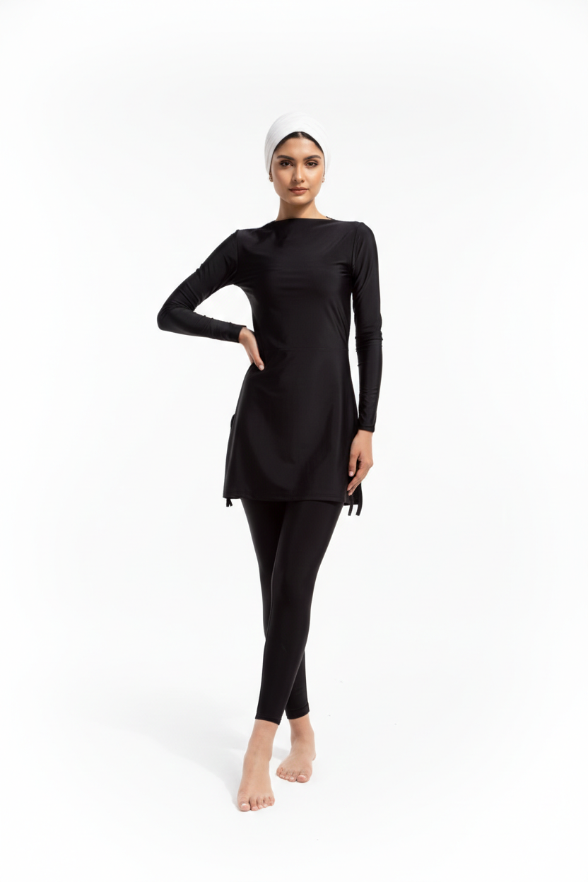 Sabrina Swim Top - Black