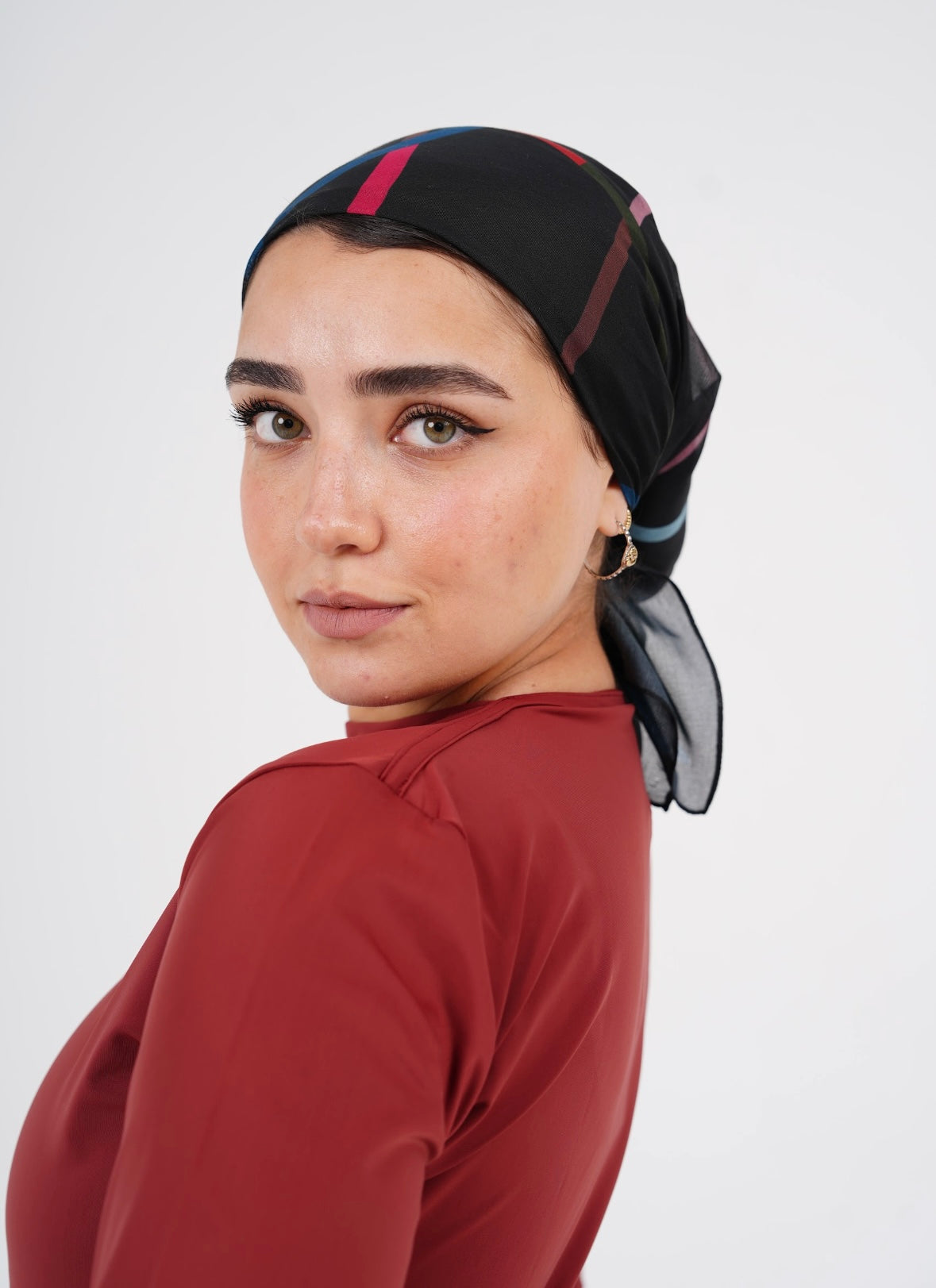 Beach Bandana - Empowered in Black  & Colors