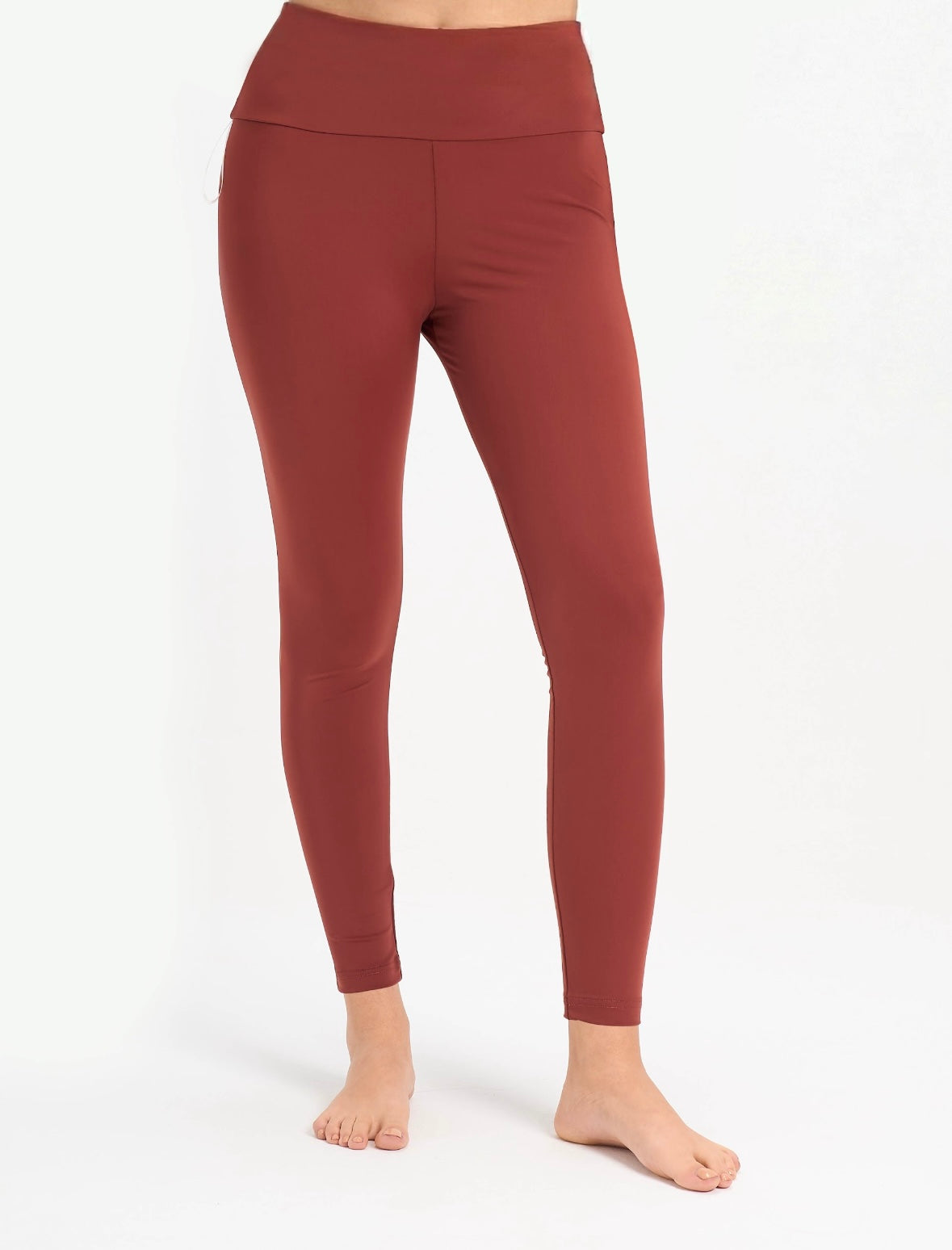 Swim Leggings - Maroon