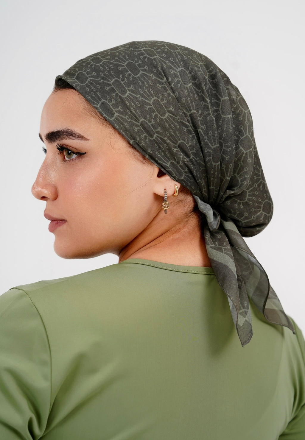 Beach Bandana - Minimal in Olive