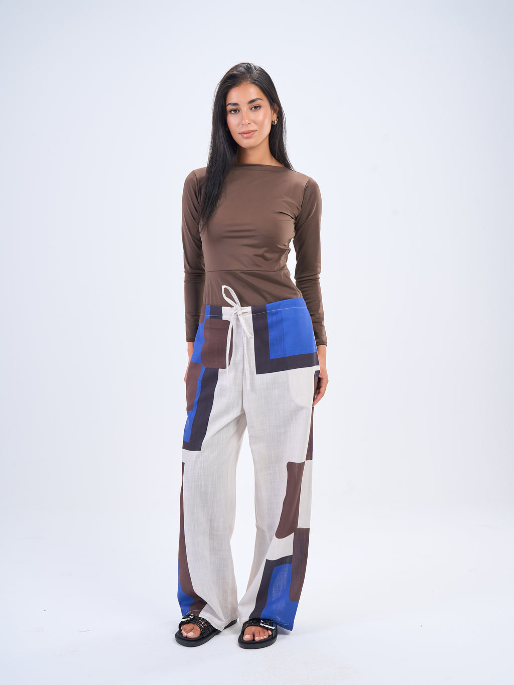 Terra Linen Set In- Brown