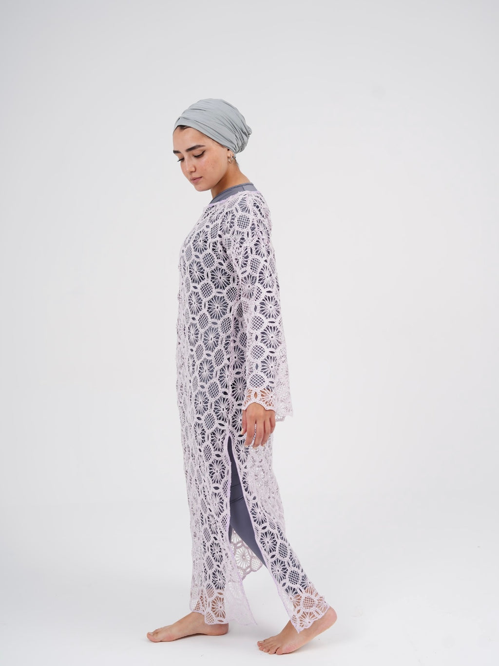 Crochet Dress - Light Lavender
