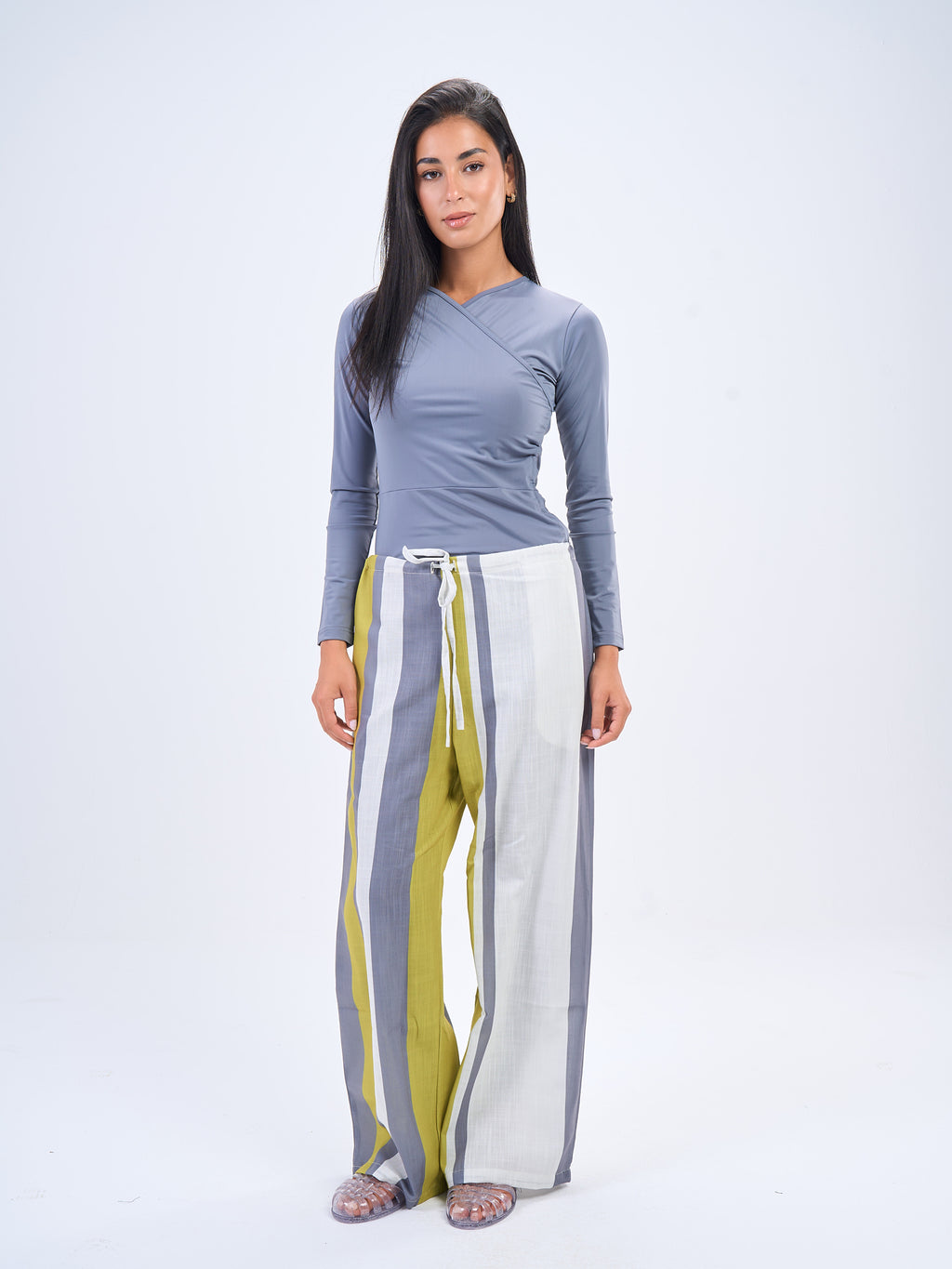 Coastal  Linen Set - Lime
