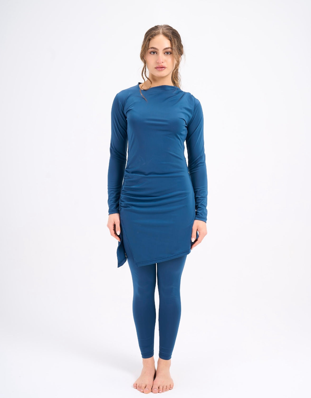 Drape Swim Top - Bedazzled Blue