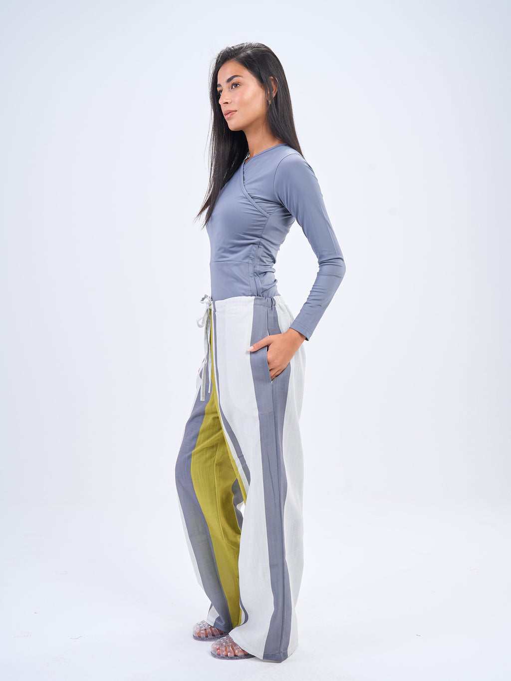 Coastal  Linen Set - Lime