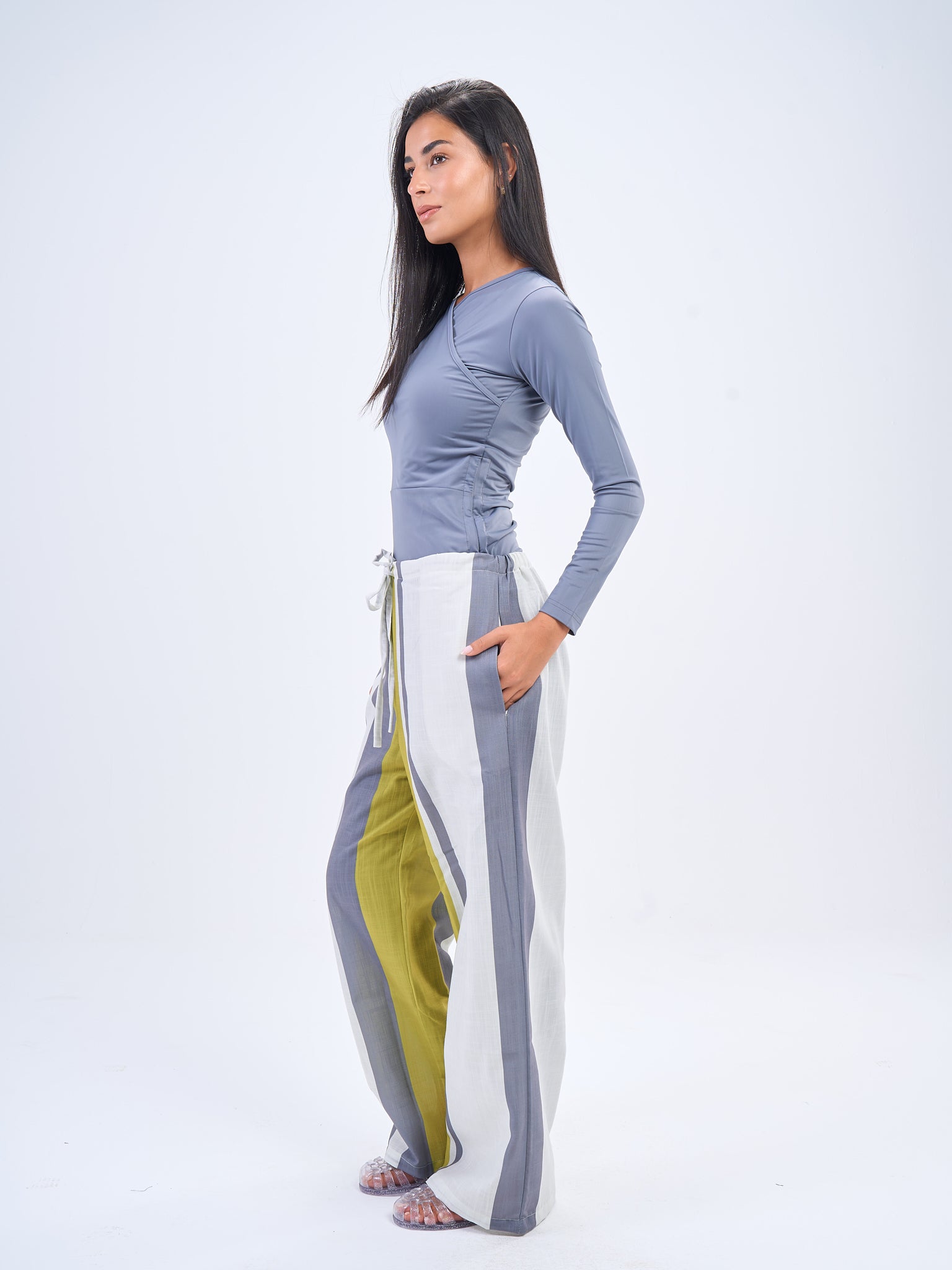 Coastal  Linen Set - Lime