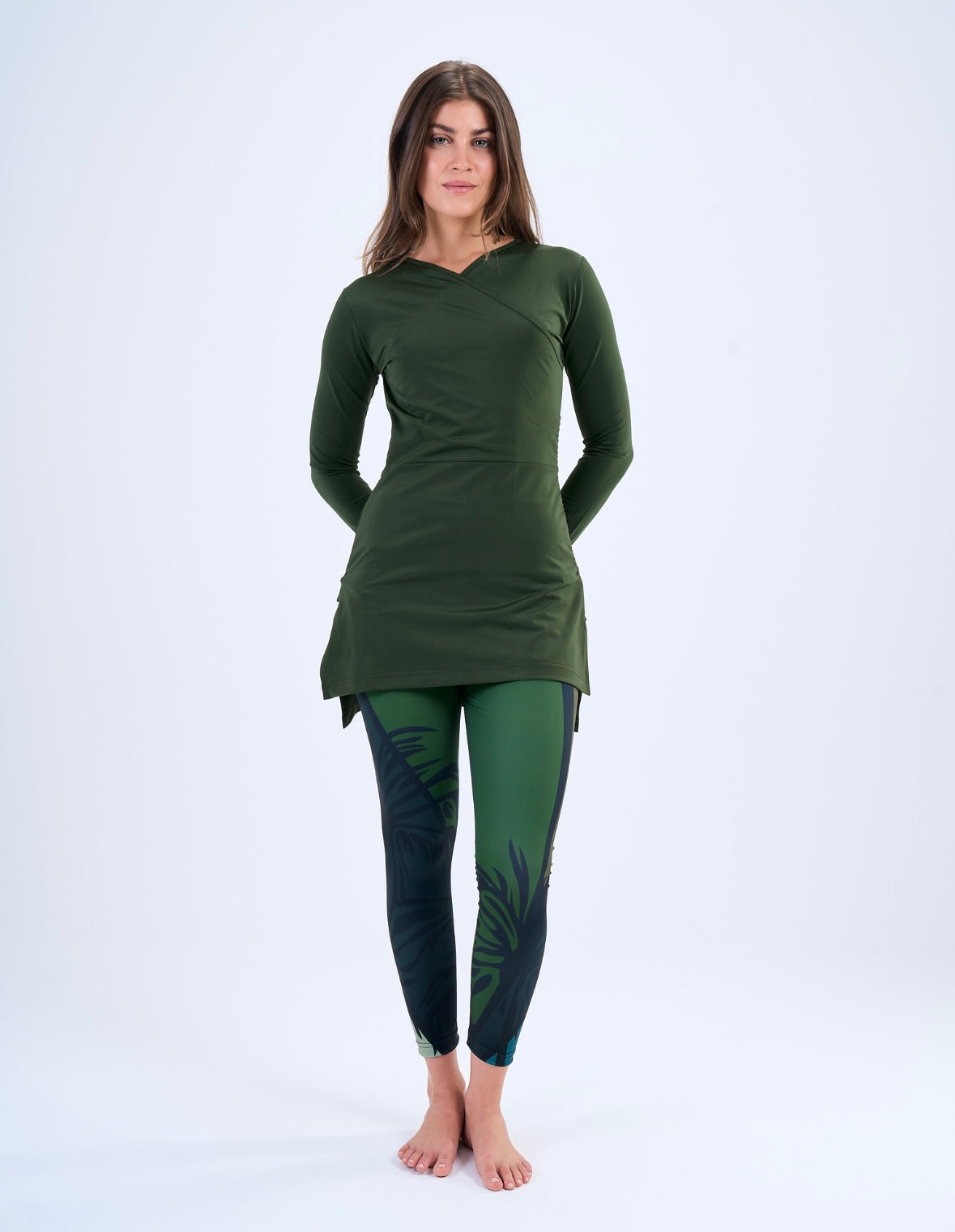 Palm Shadow On - Olive