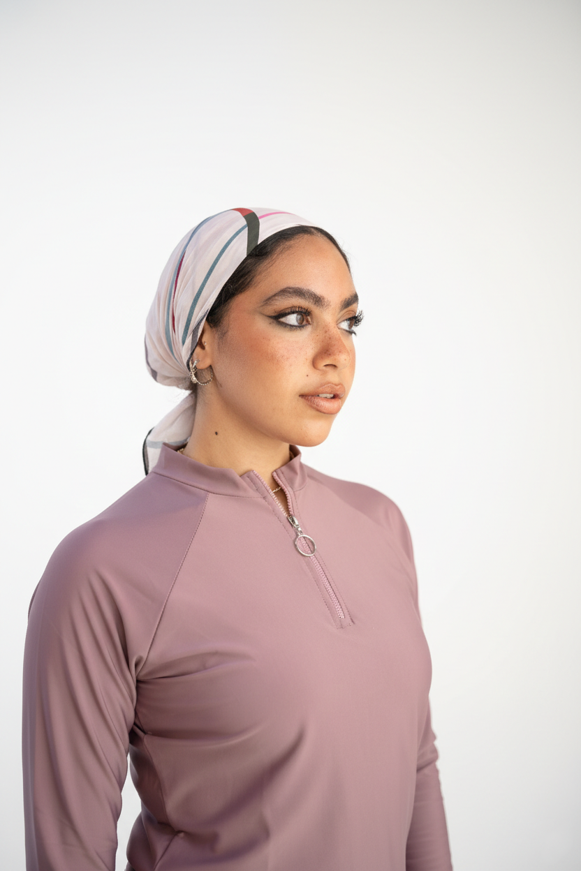 Rash Guard - Dusty Mauve