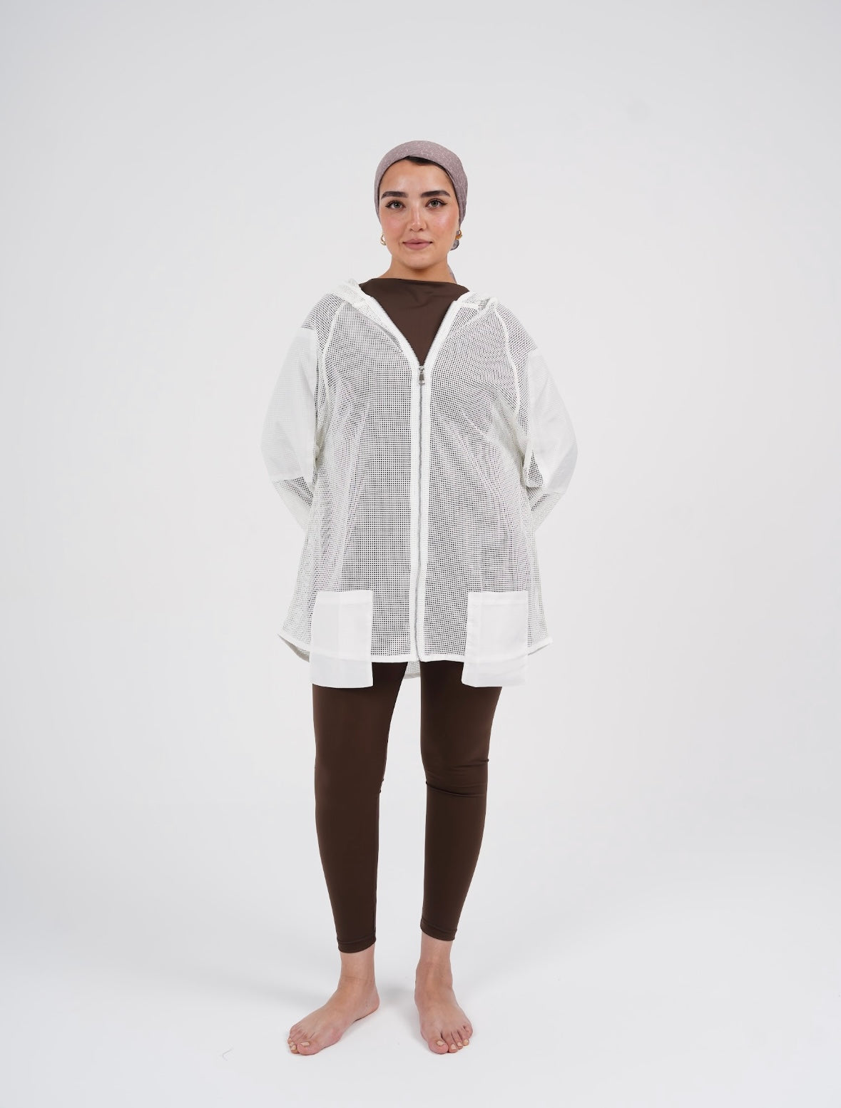 Net Jacket - White