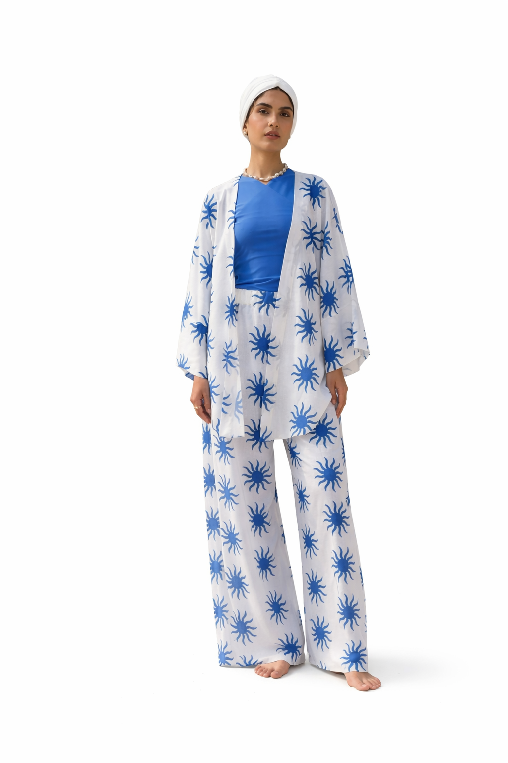 Soleil Linen Kimono - Manderin