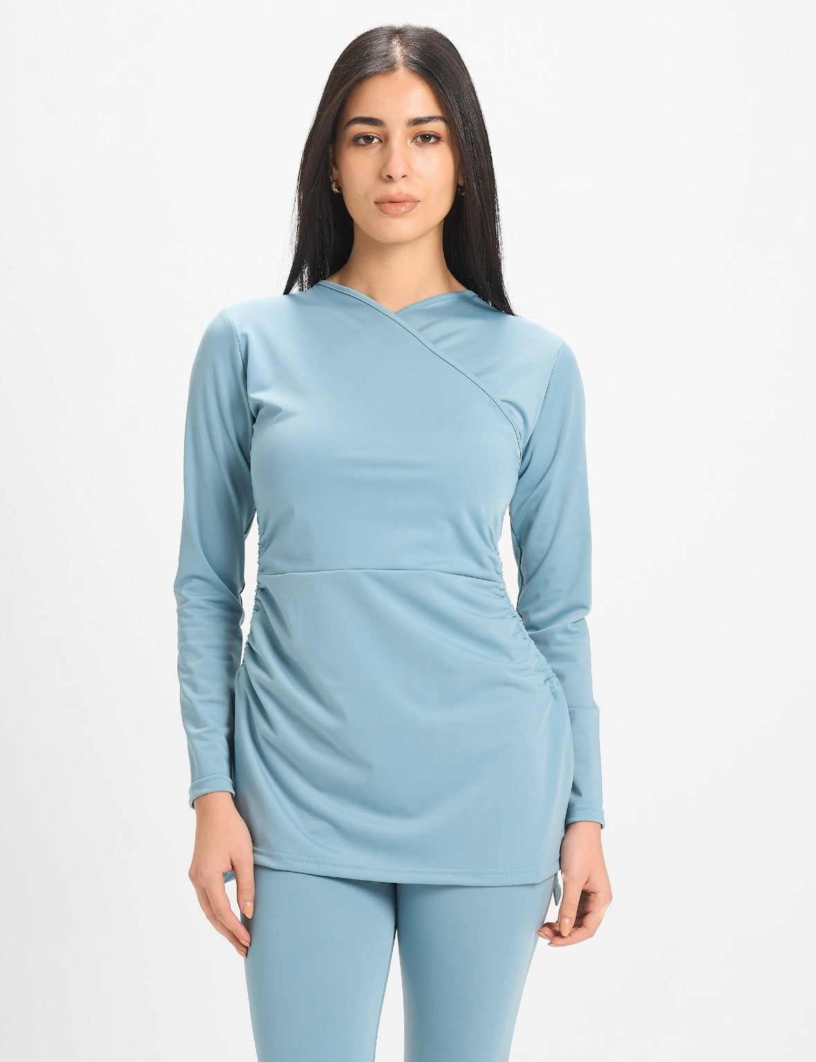 Croise Swim Top - River