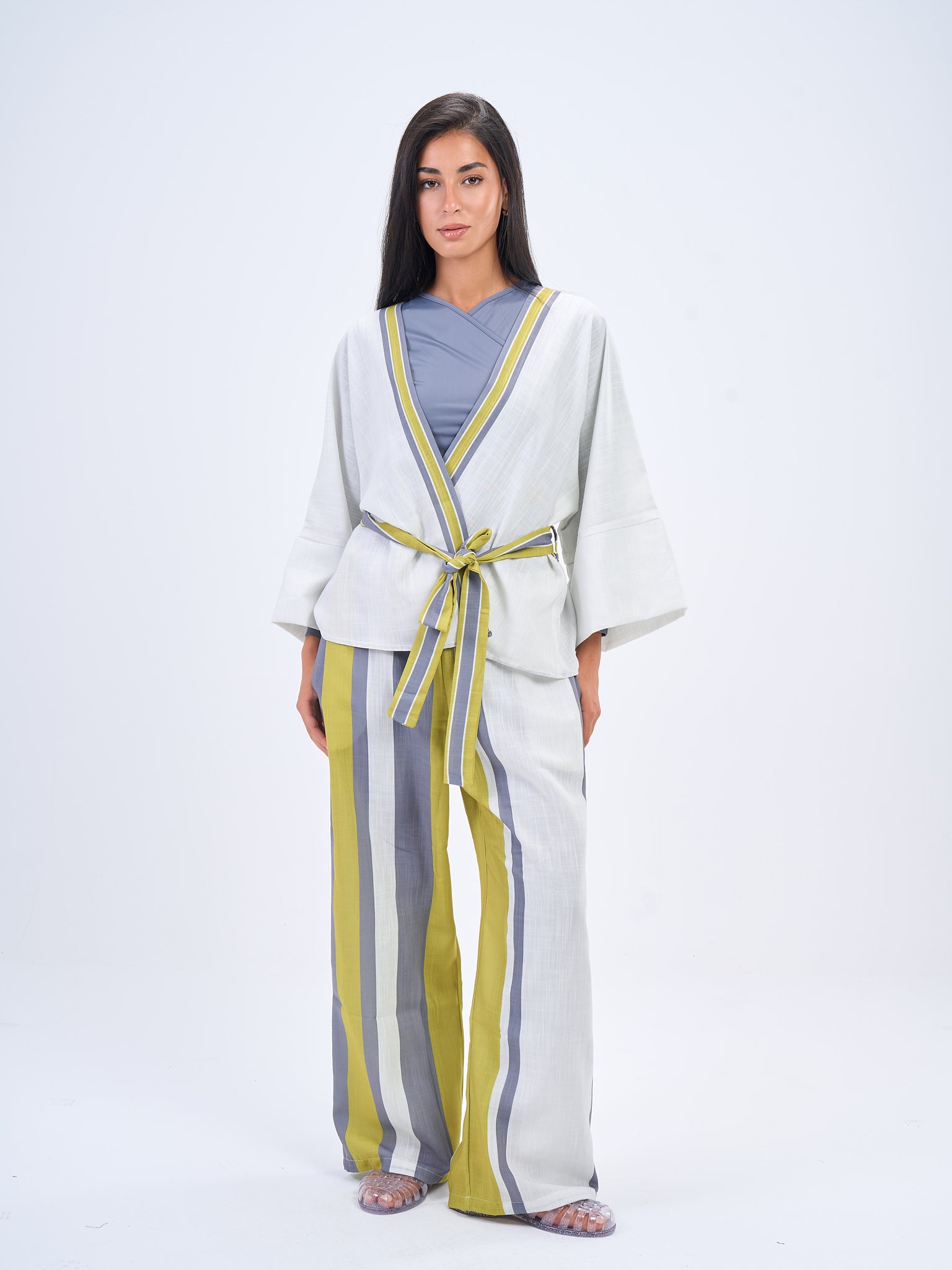 Coastal  Linen Set - Lime