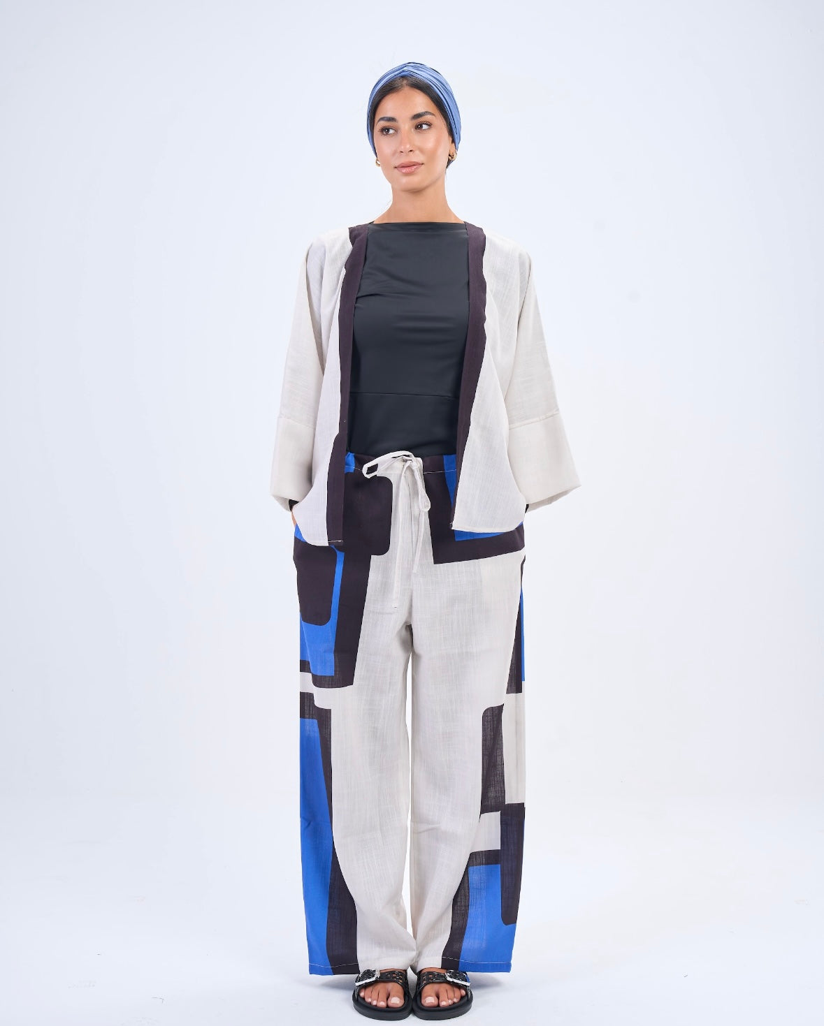 Terra Linen Set In - Black