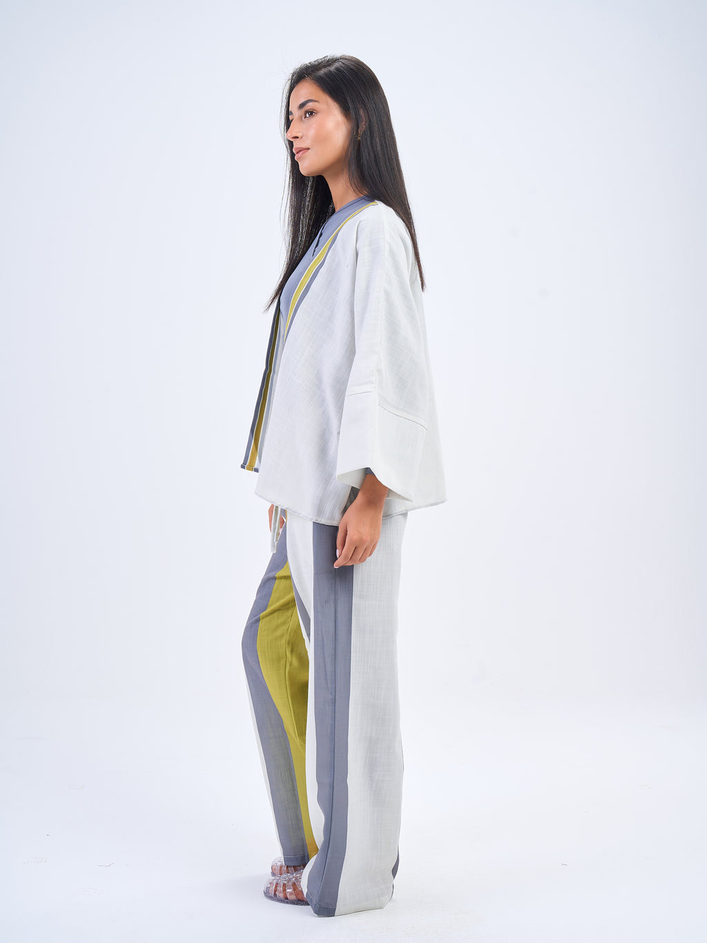 Coastal  Linen Set - Lime
