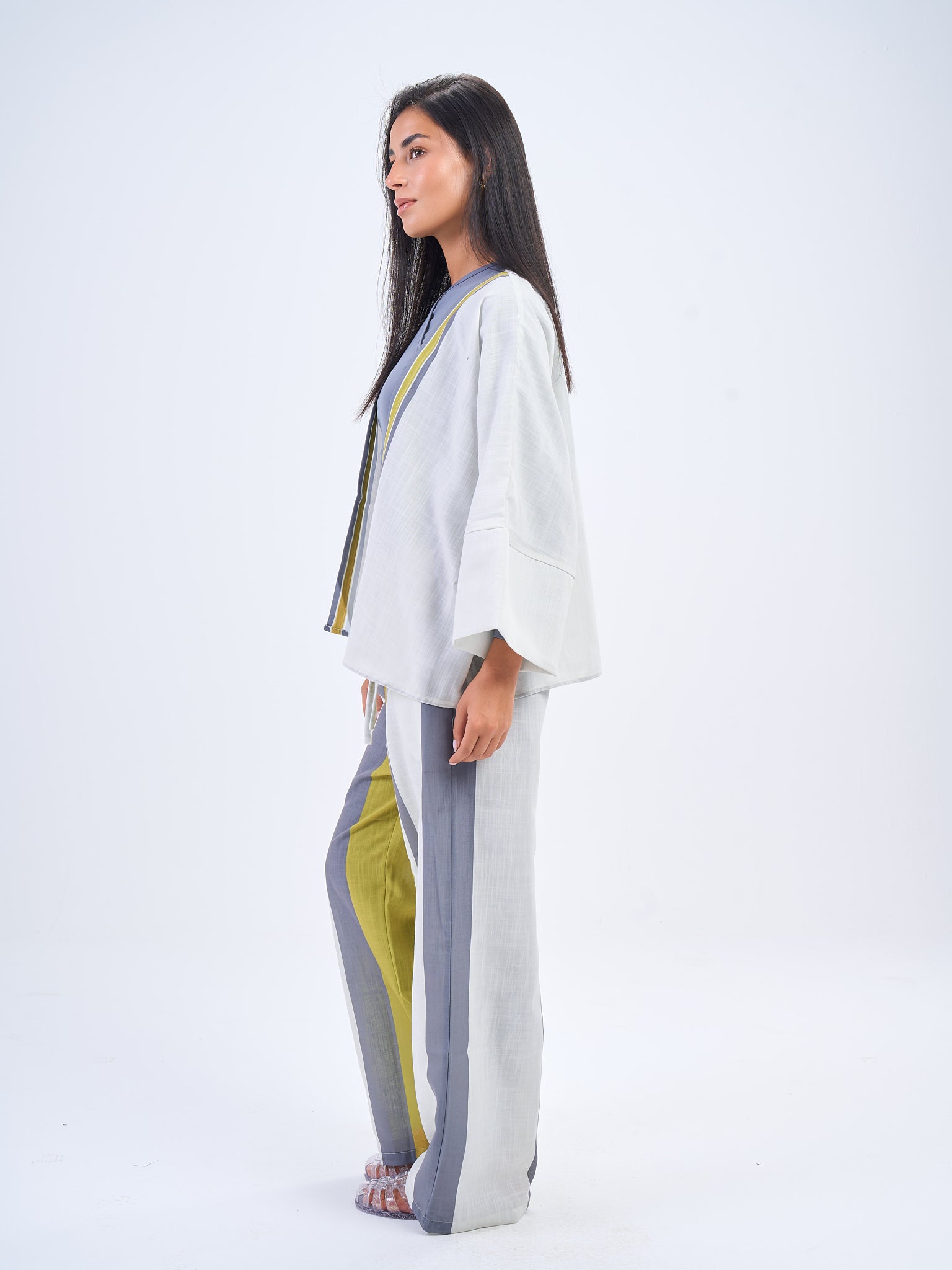 Coastal  Linen Set - Lime