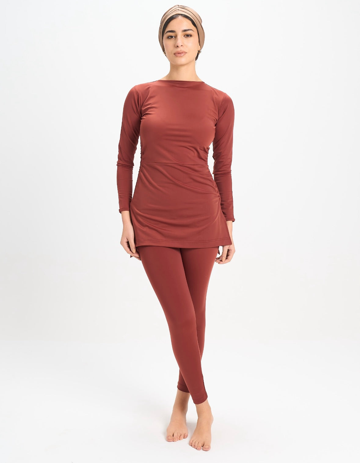 Sabrina Swim Top - Maroon