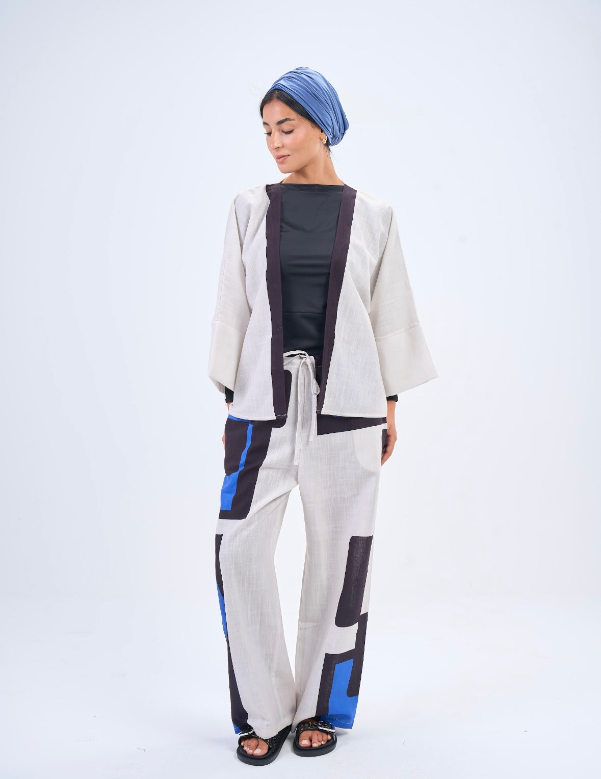 Terra Linen Set In - Black