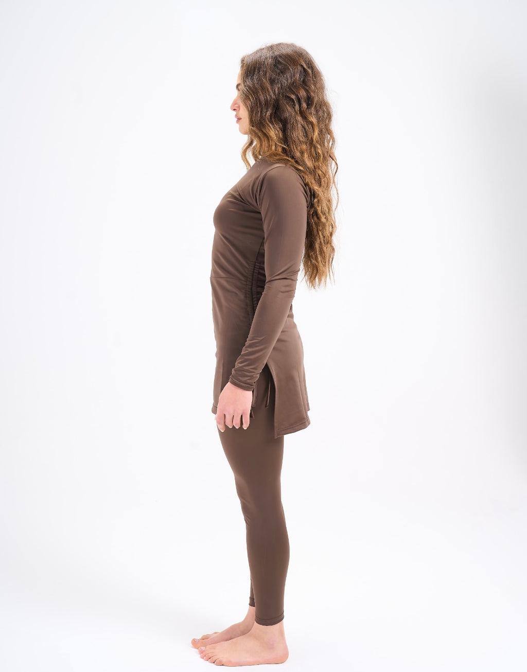 Sabrina Swim Top - Brown