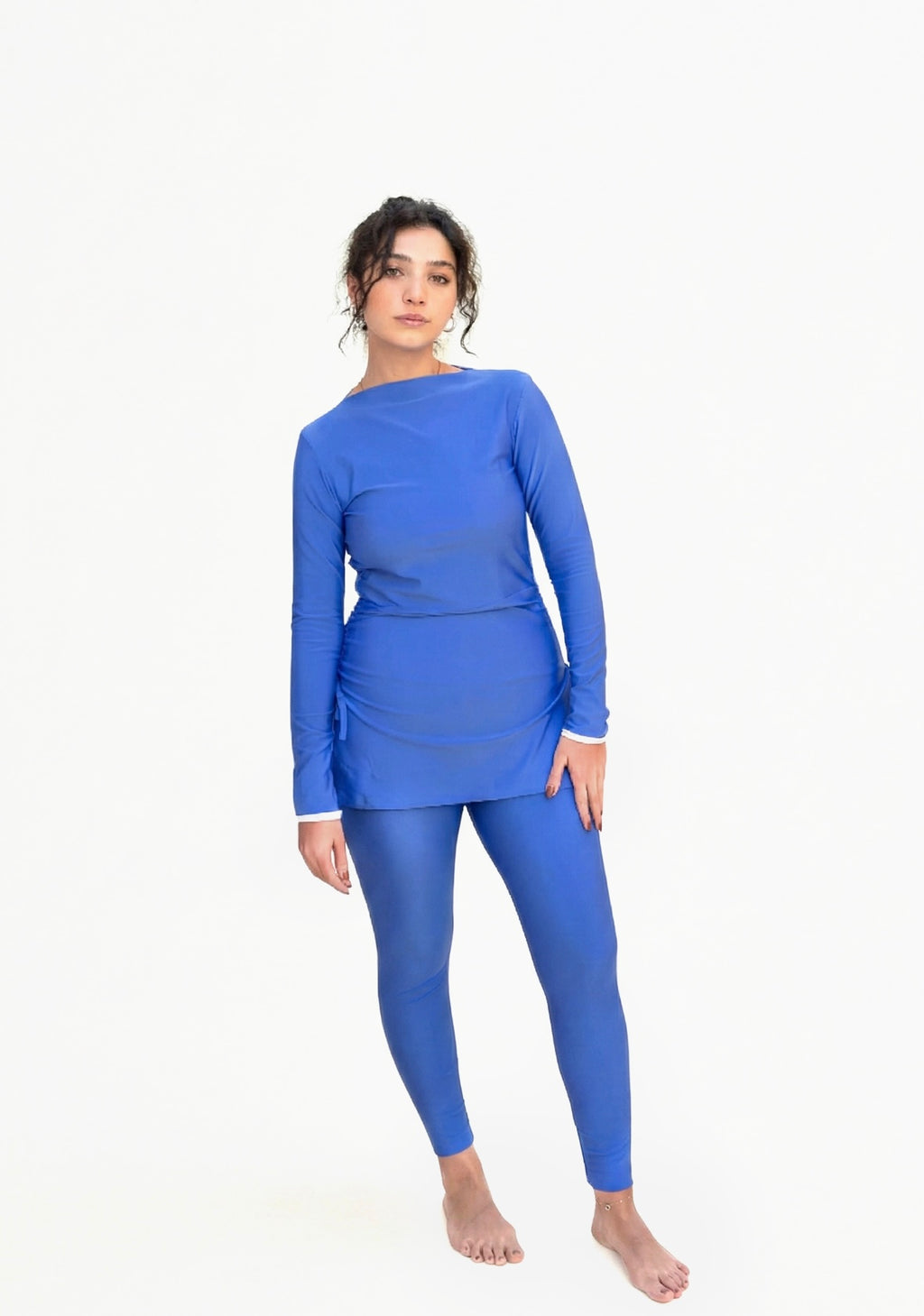 Sabrina Swim Top - Mandarin Blue