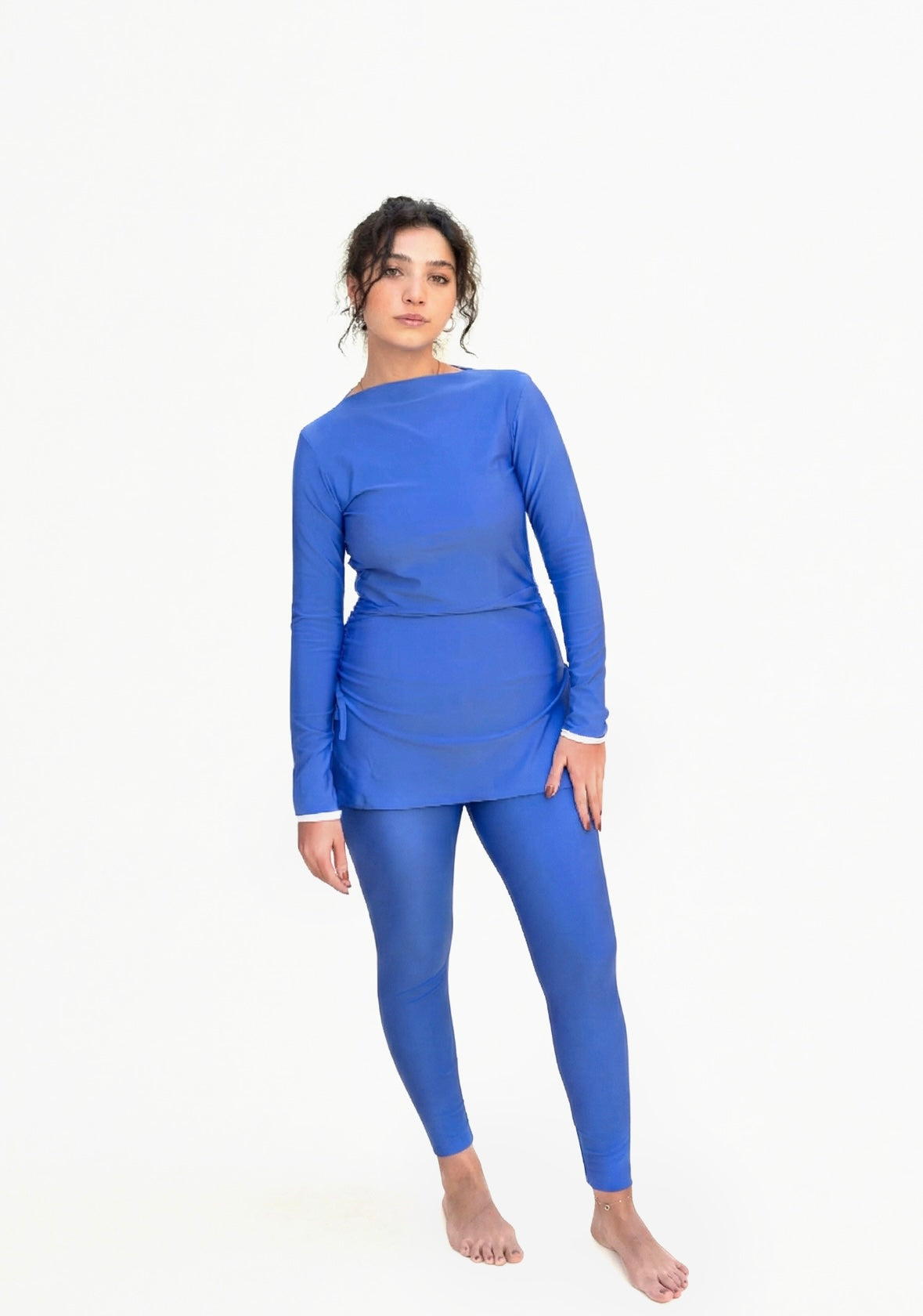 Sabrina Swim Top - Mandarin Blue