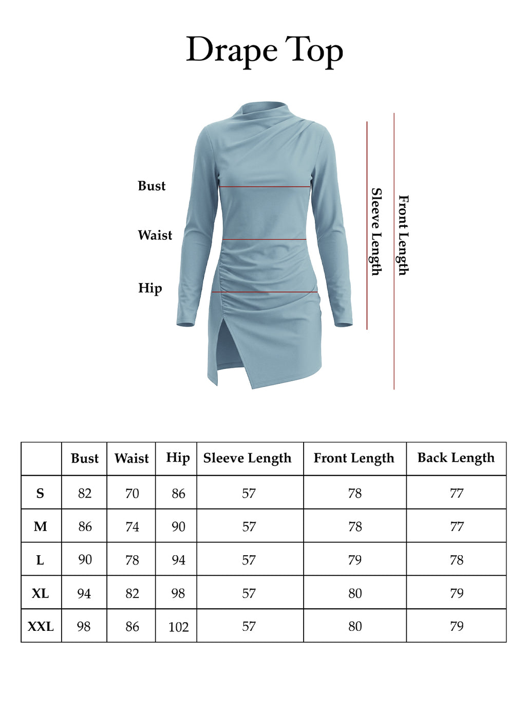 Drape Swim Top - River