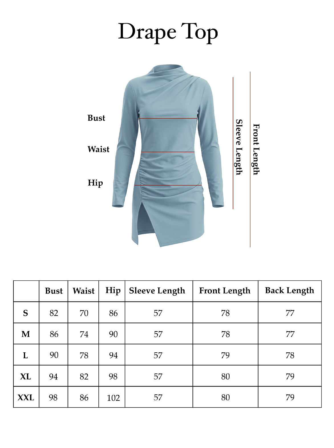 Drape Swim Top - River