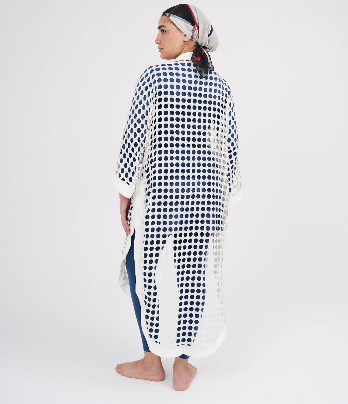 White Rondelle Kimono