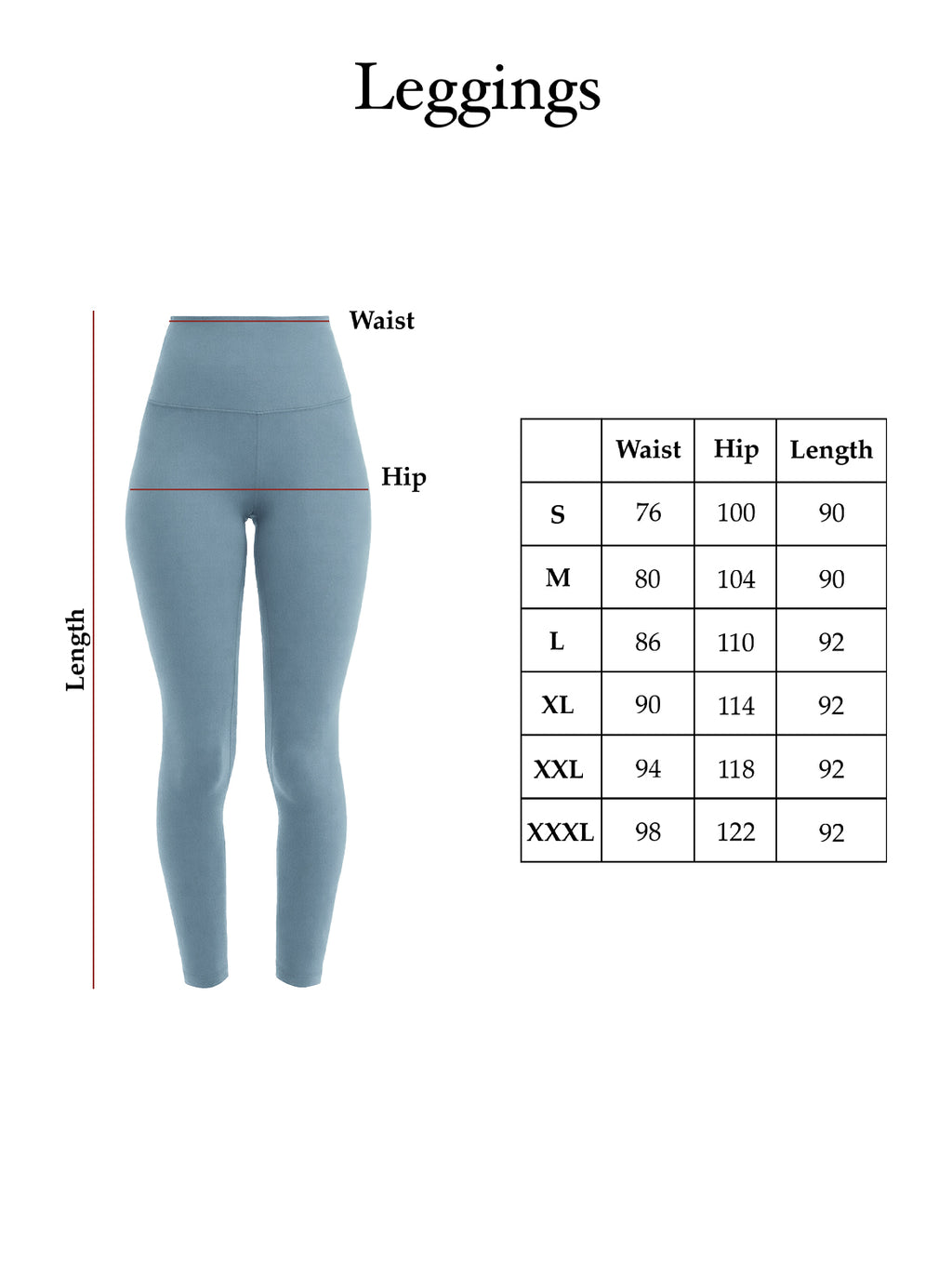 Swim Leggings - River