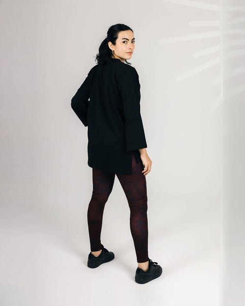 Active Leggings - Dusky Burgundy - Imperfect