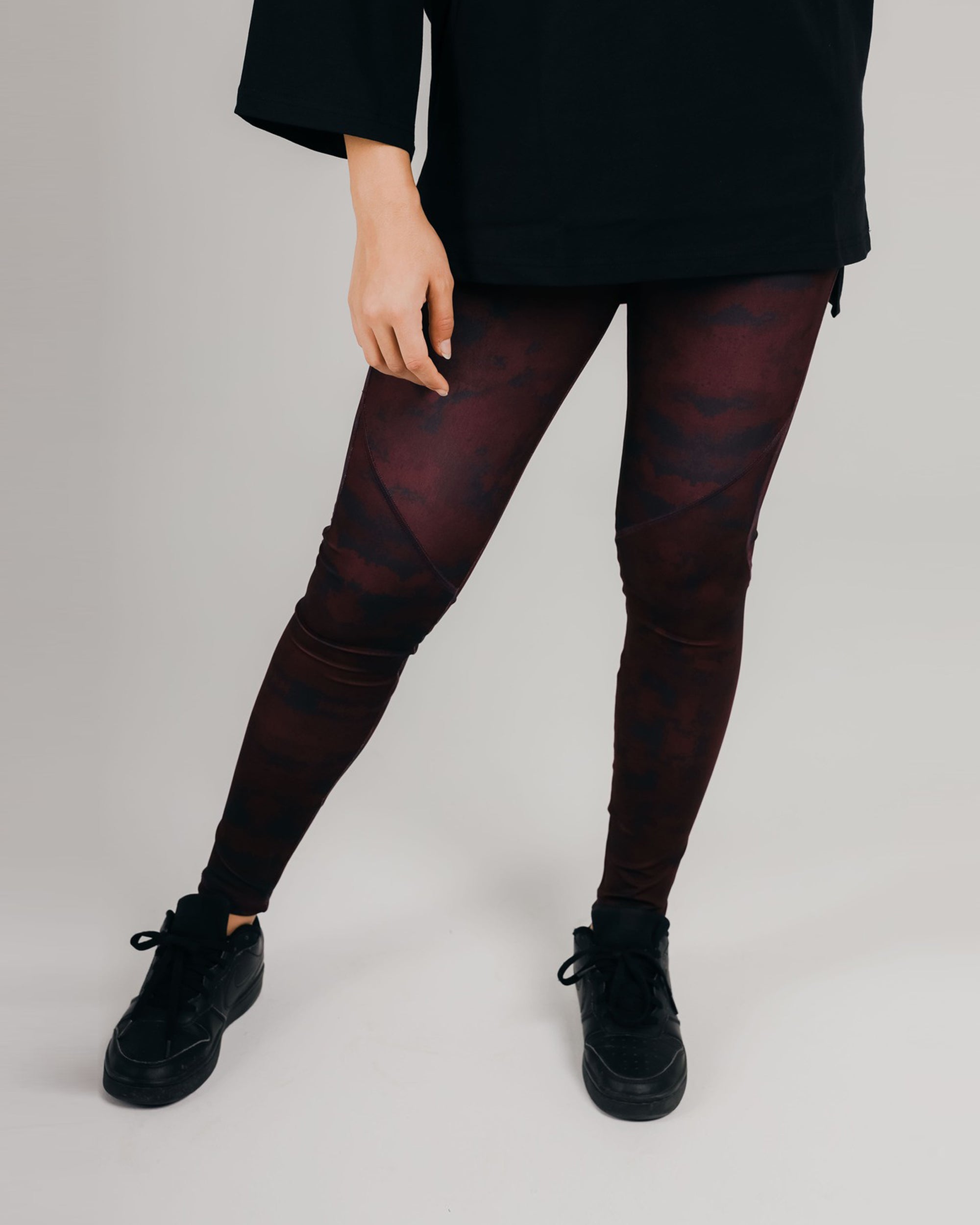 Active Leggings - Dusky Burgundy - Imperfect