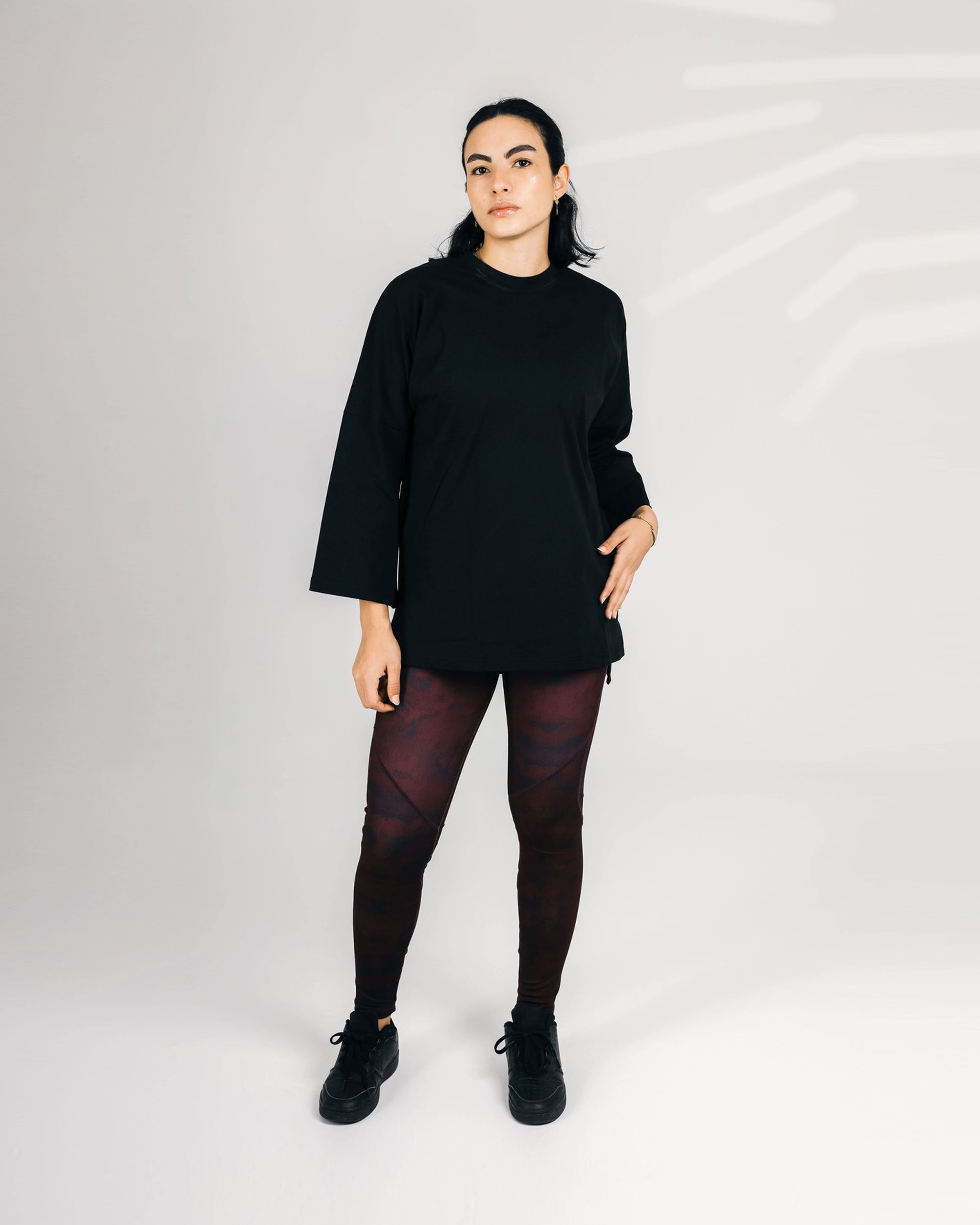 Active Leggings - Dusky Burgundy - Imperfect