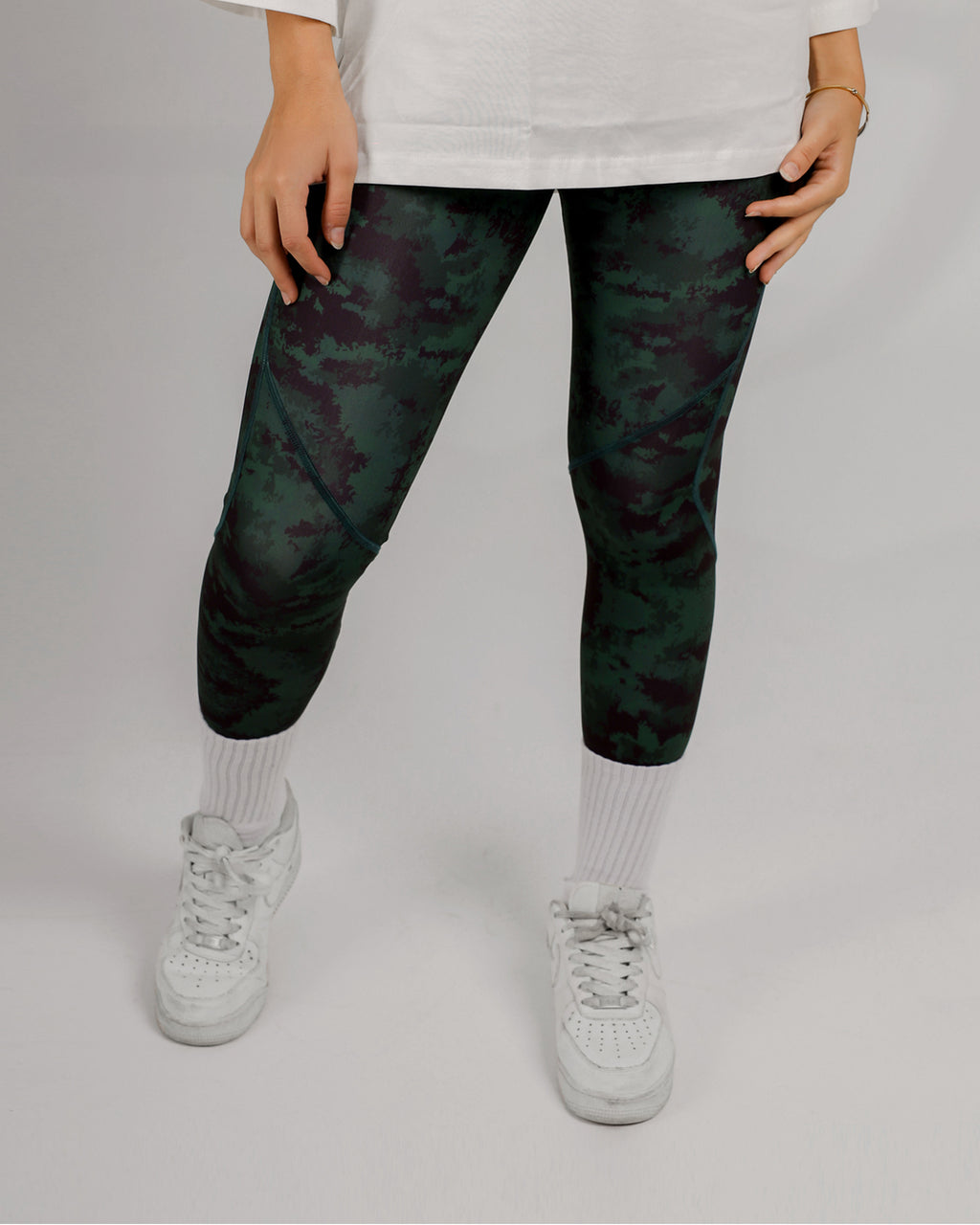 Active Leggings - Green Moss - Imperfect