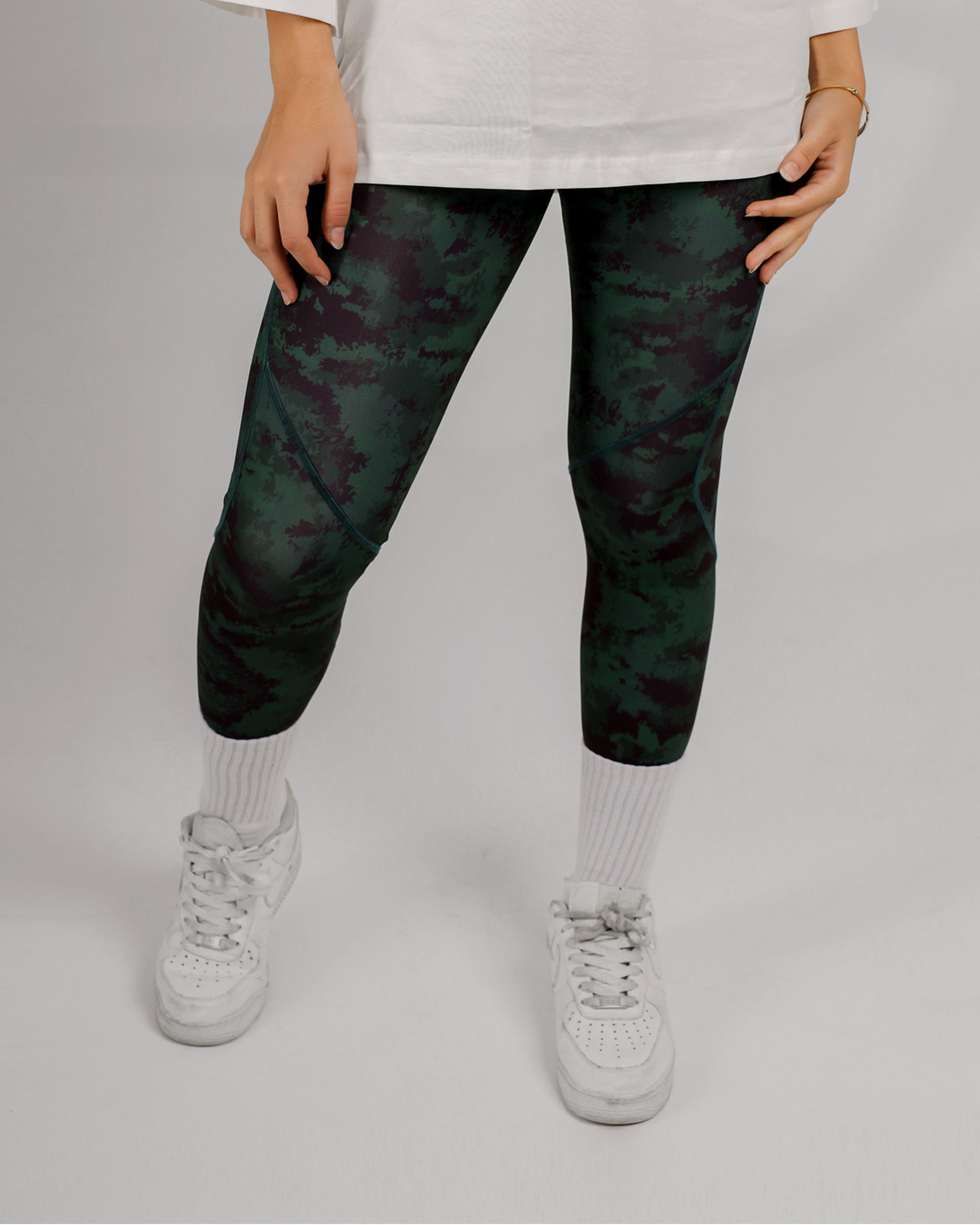 Active Leggings - Green Moss - Imperfect