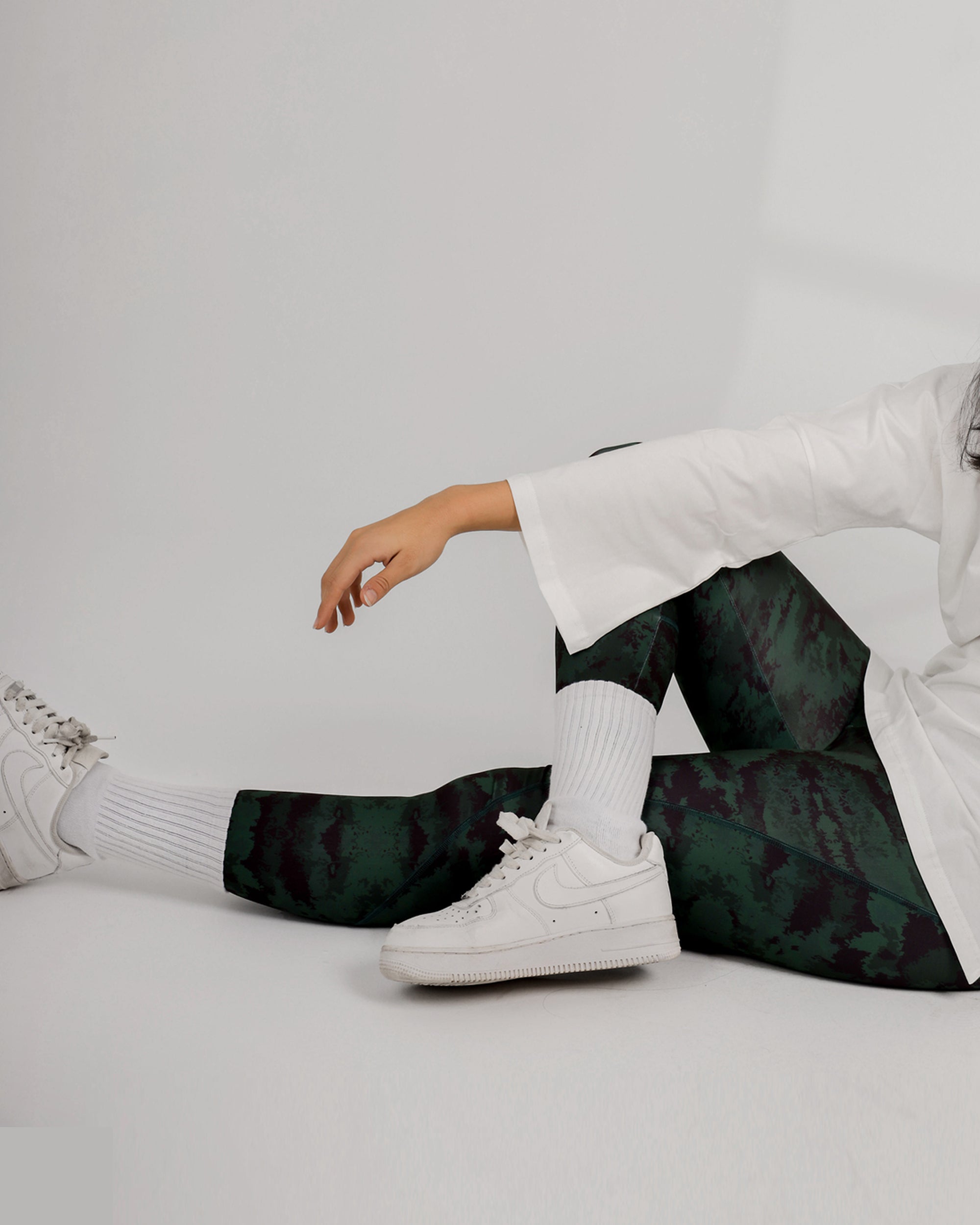 Active Leggings - Green Moss - Imperfect