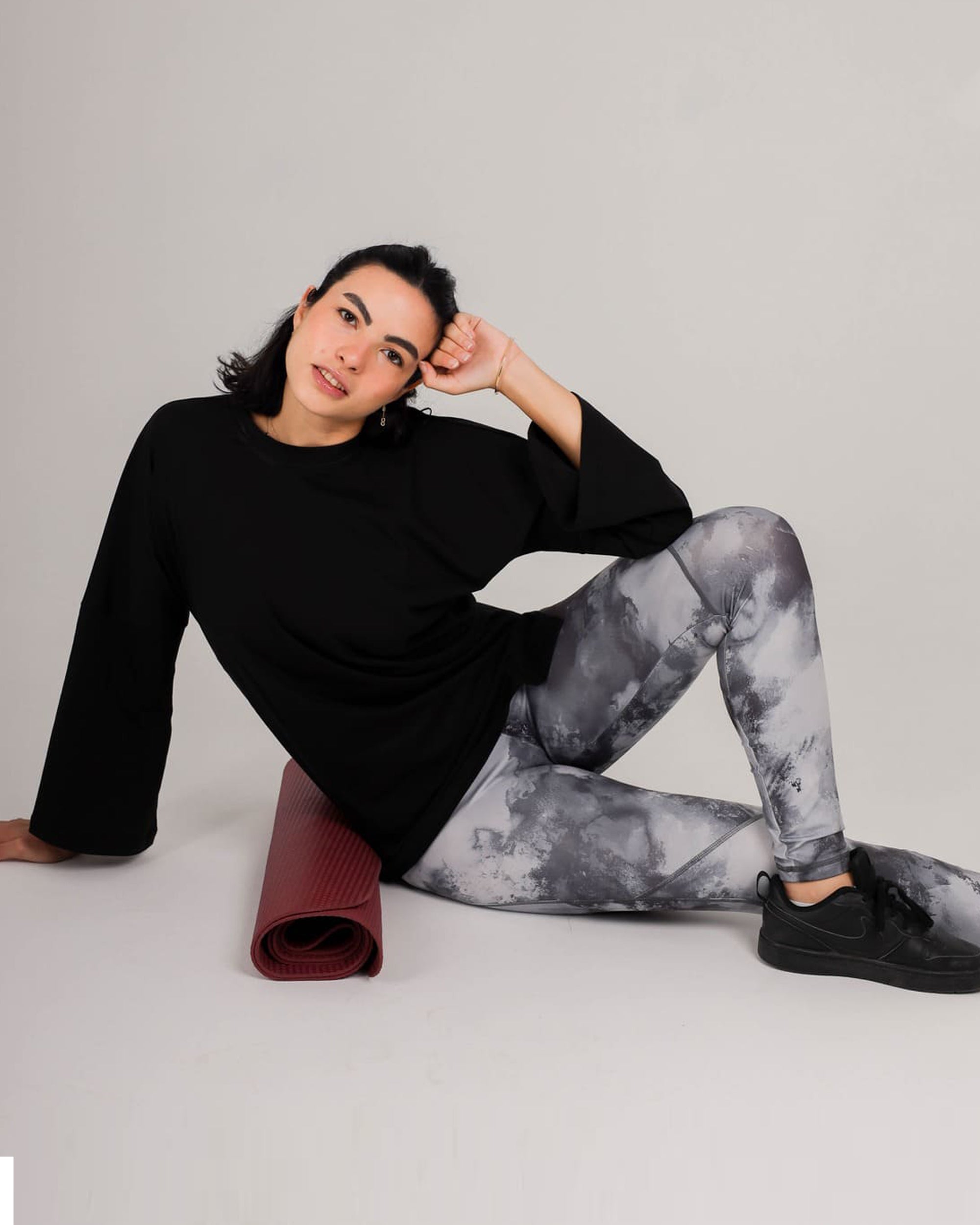 Active Leggings - Grey Mist