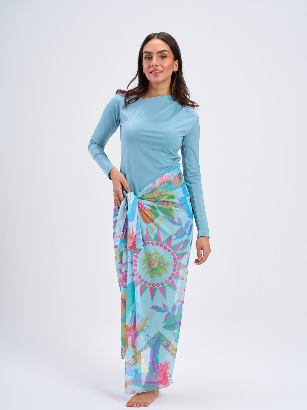 Blue Soleil Mesh Wrap