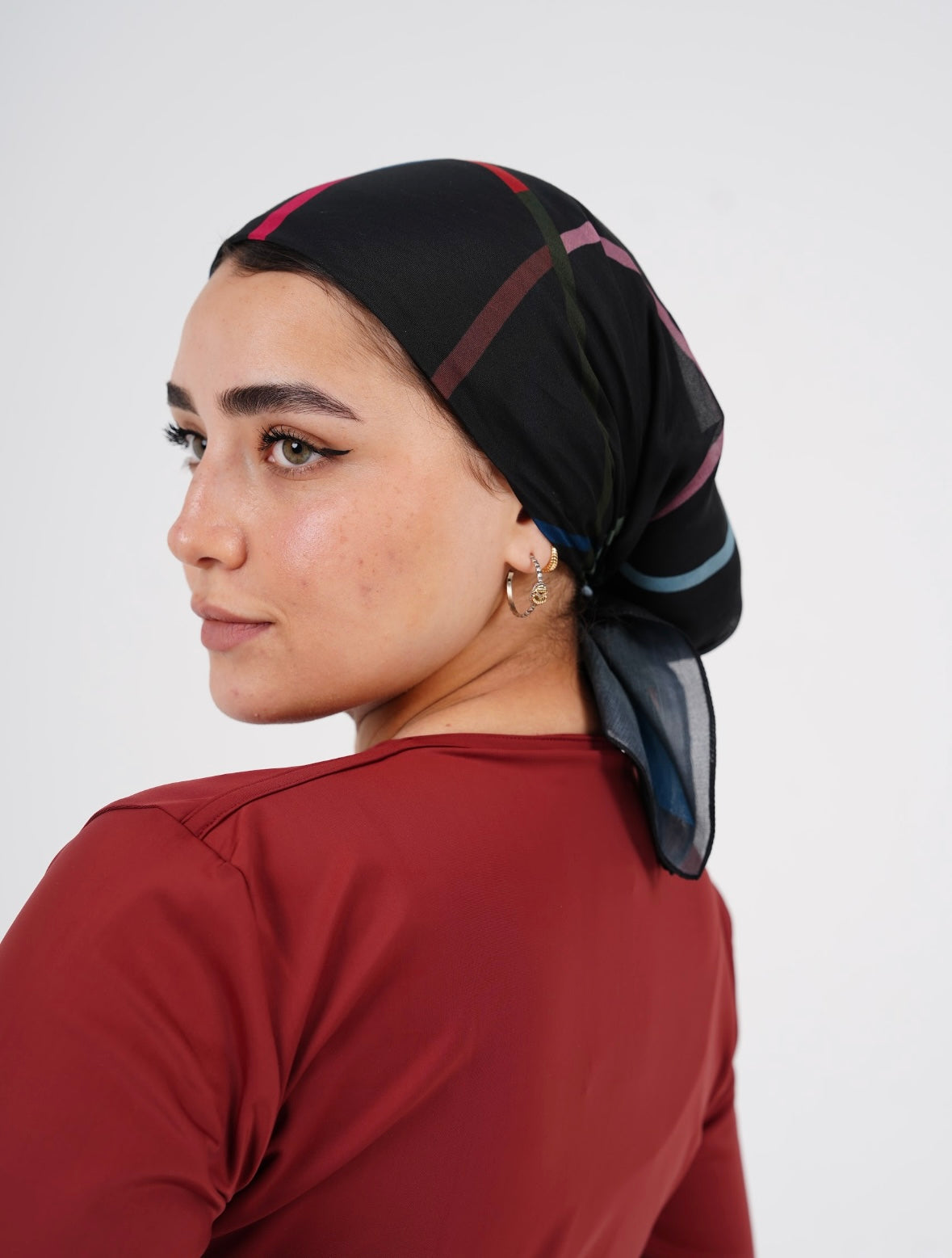 Beach Bandana - Empowered in Black  & Colors