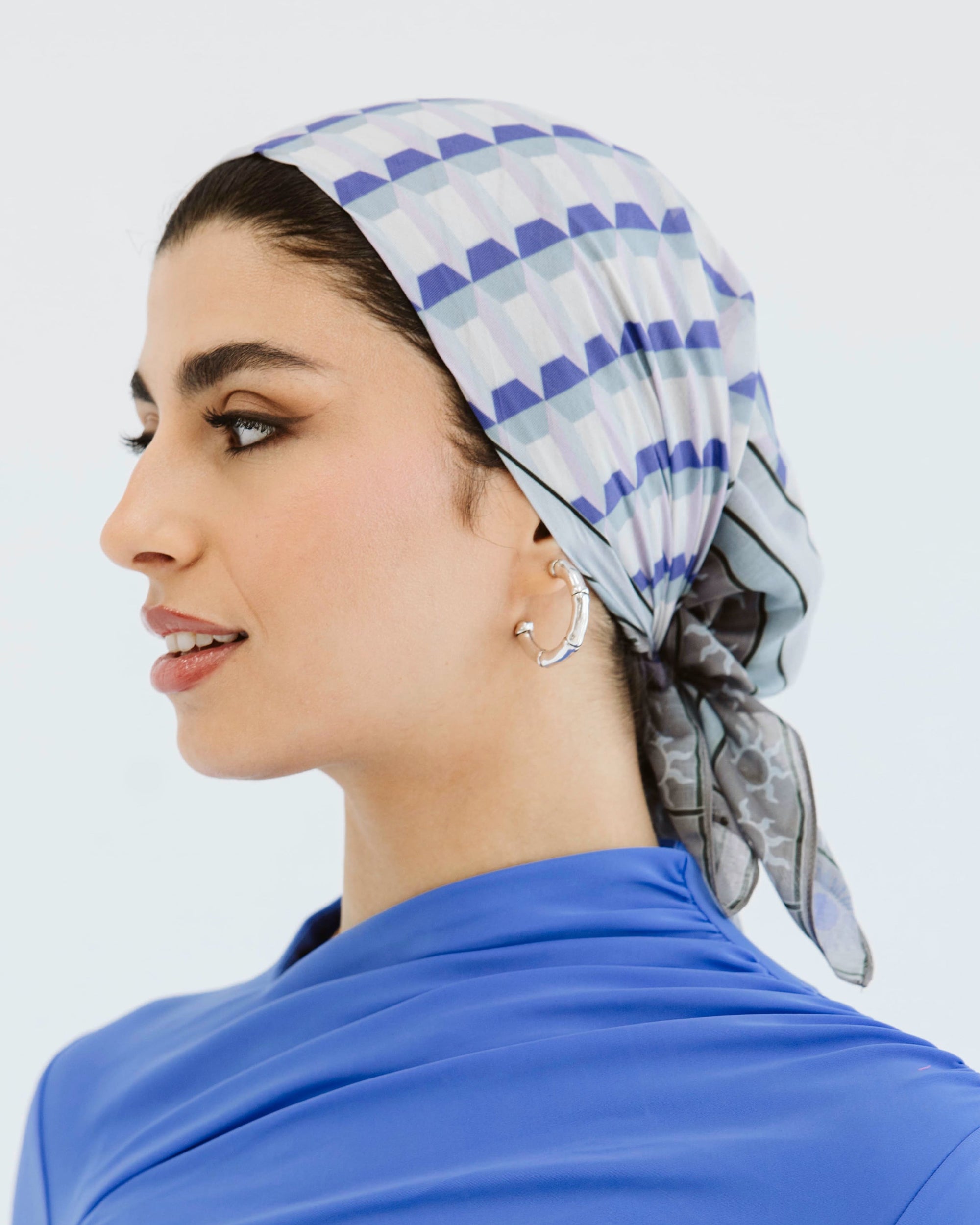 Beach Bandana - Blue Mess