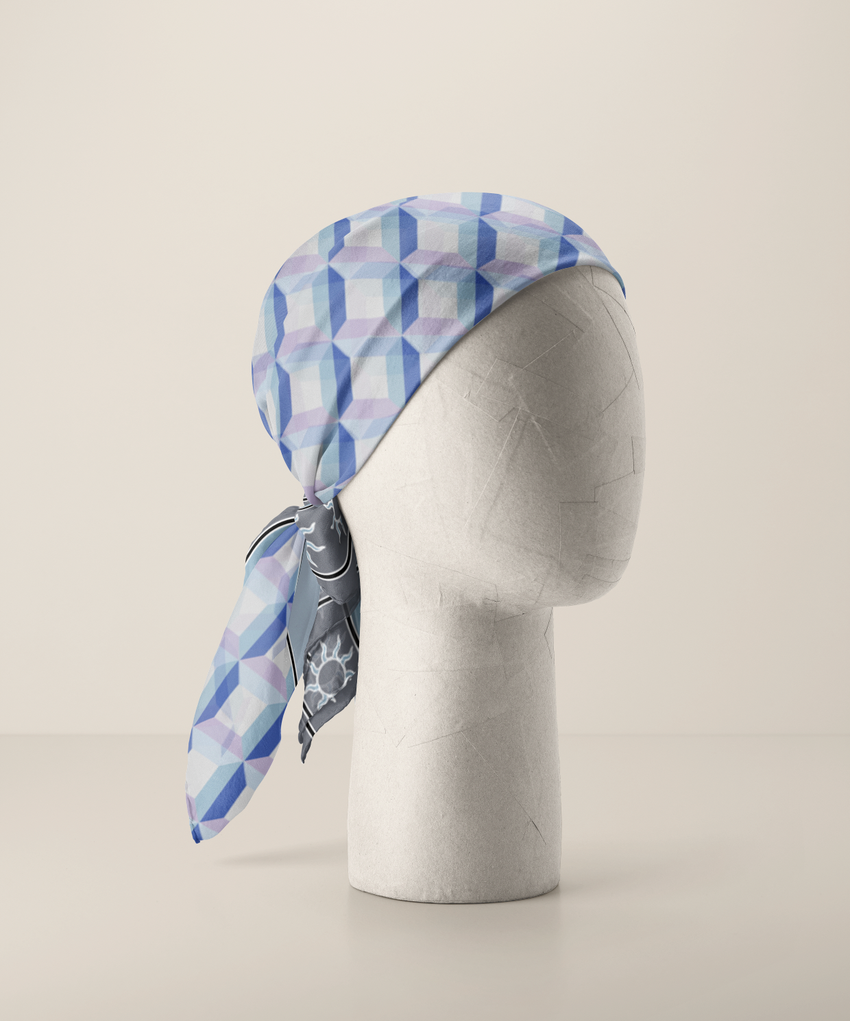 Beach Bandana - Blue Mess