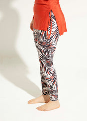 Swim Leggings - Palm Leaves