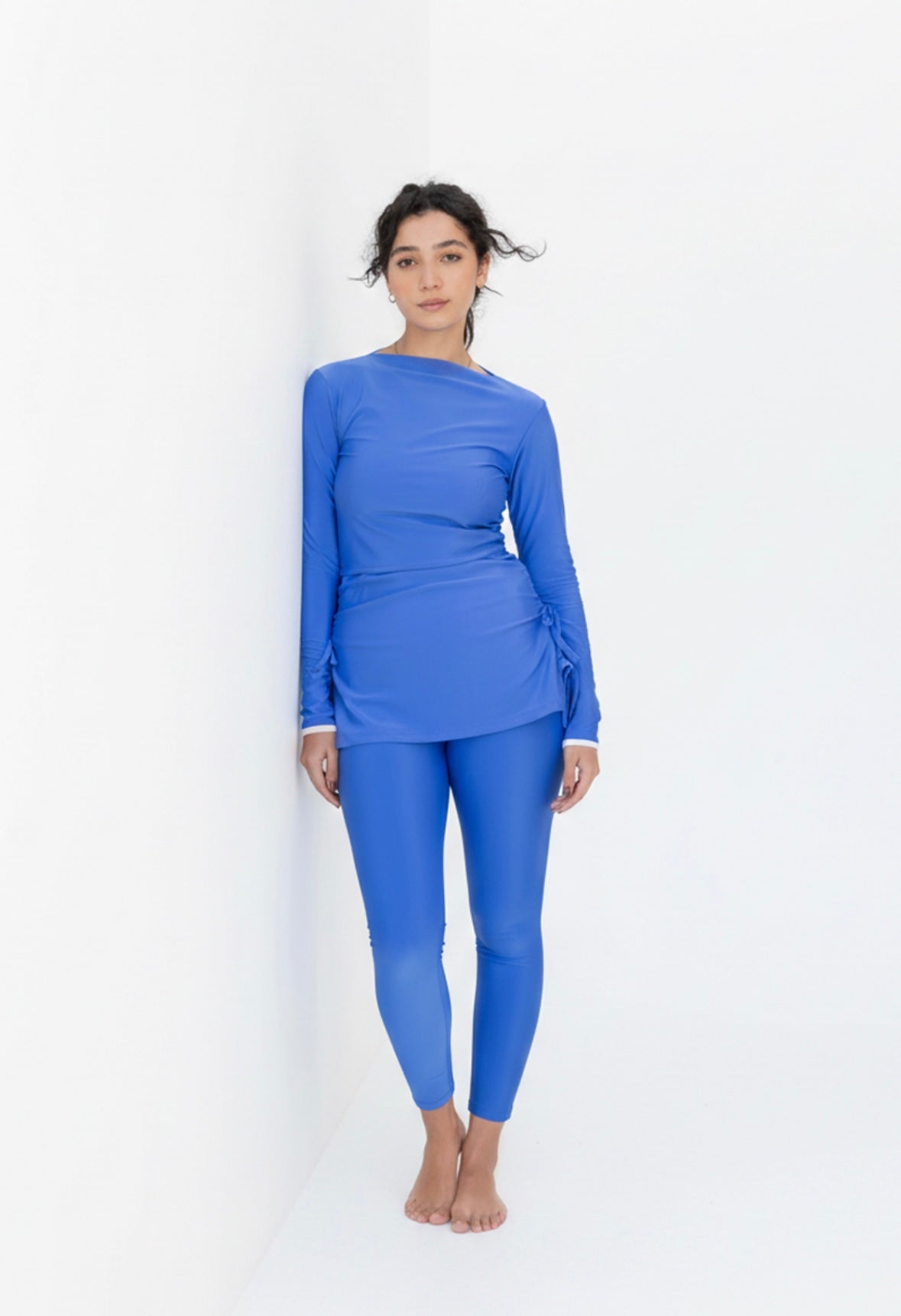 Sabrina Swim Top - Mandarin Blue