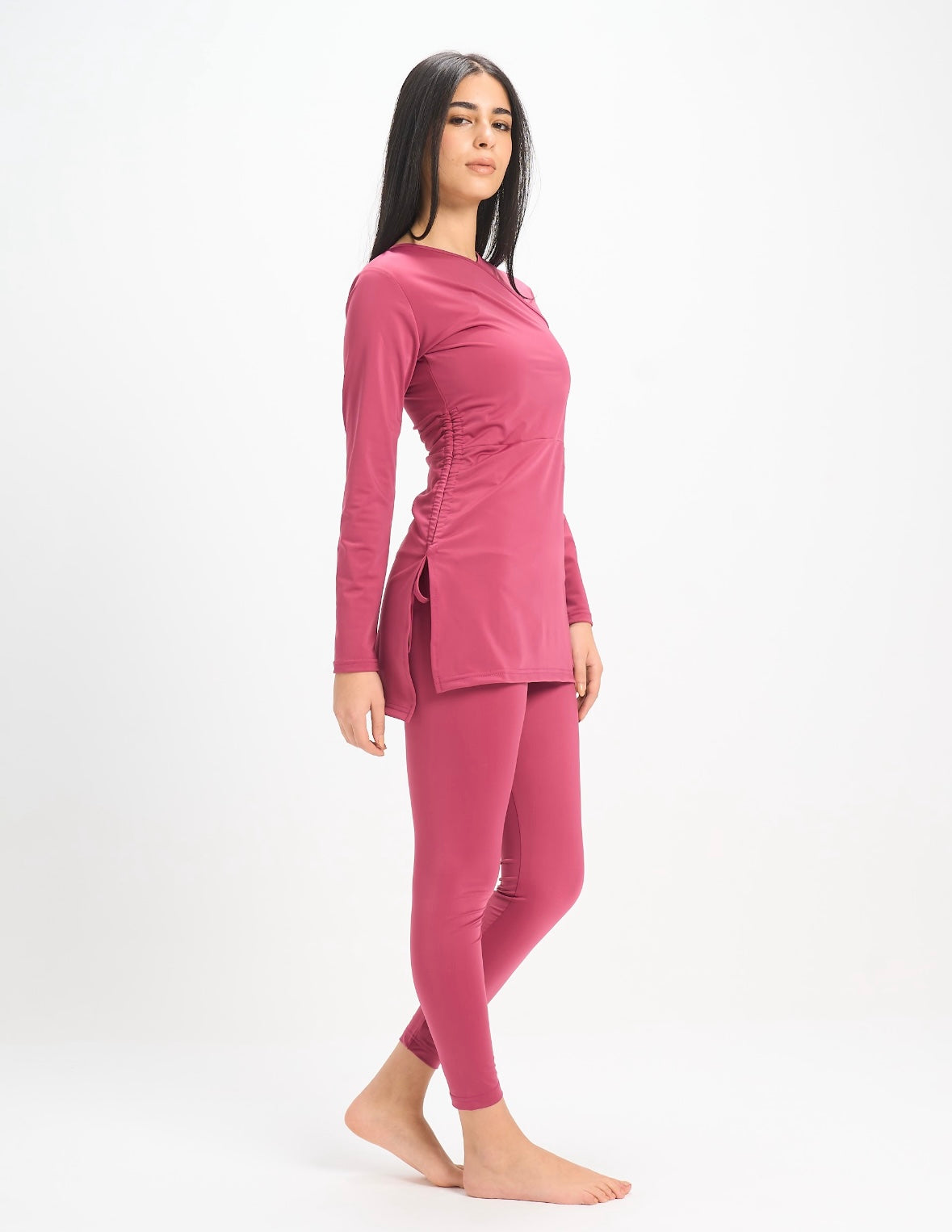 Swim Leggings - Ruby